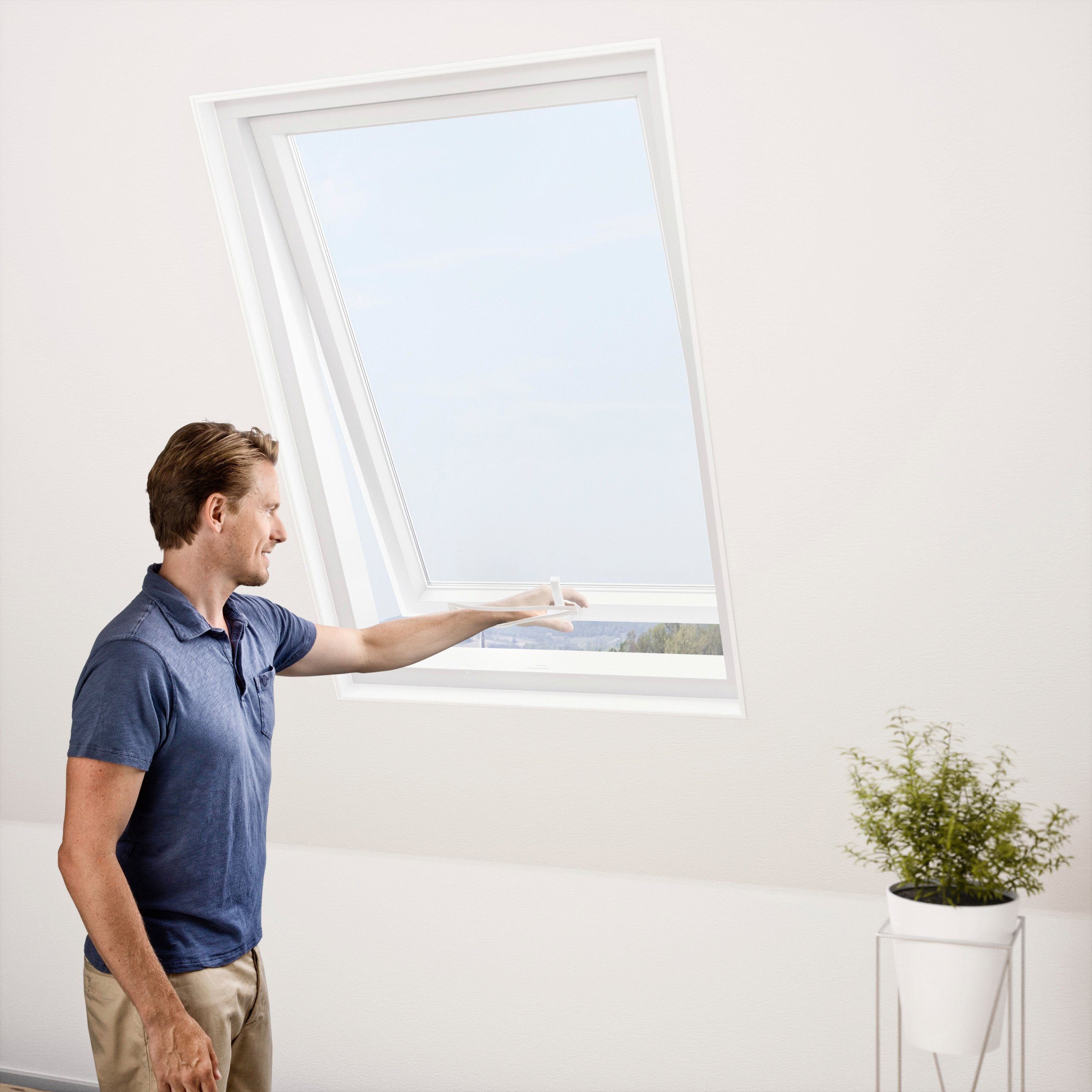 Windhager für Moskitonetz 130x150 Insektenschutzgitter, Dachfenster, BxH: cm