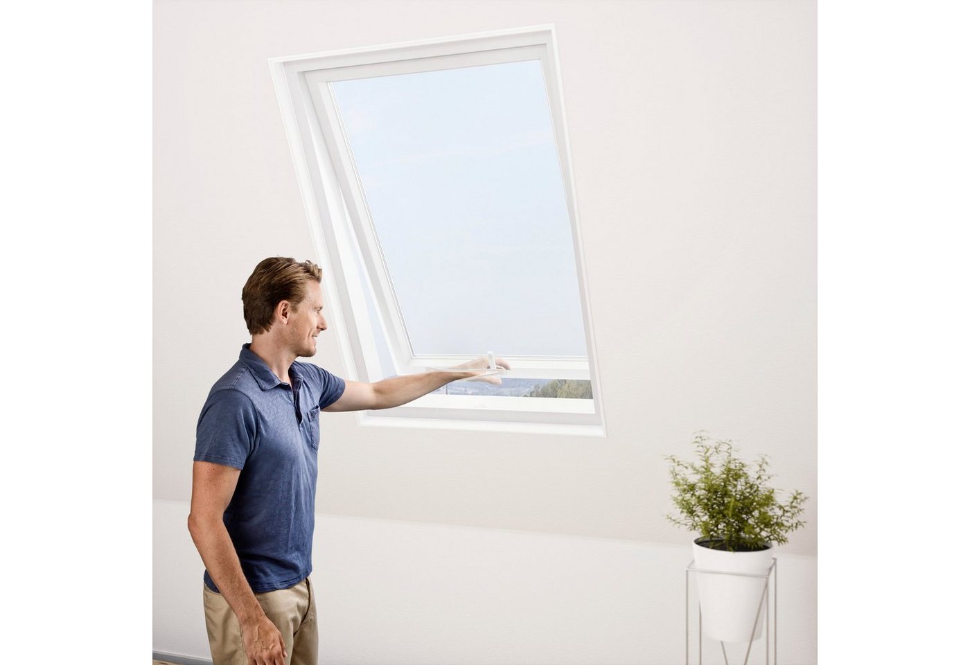 Thumbnail - Windhager Moskitonetz für Dachfenster, Insektenschutzgitter, BxH: 130x150 cm