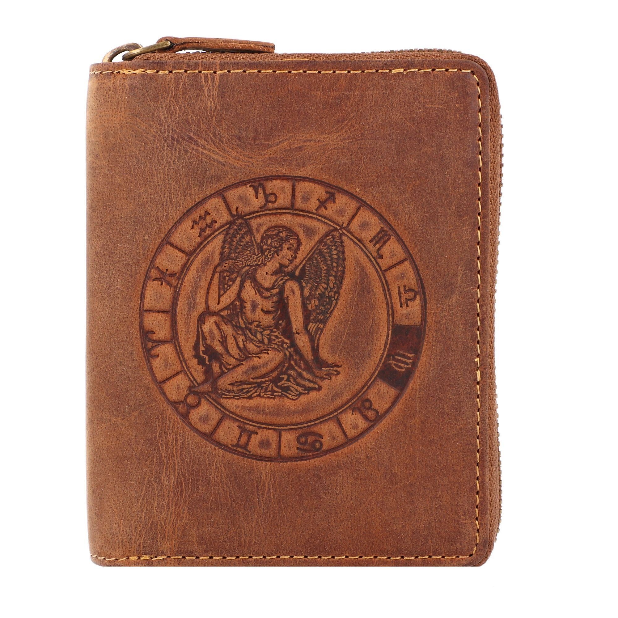 Greenburry Geldbörse Vintage Sternzeichen, Leder günstig online kaufen