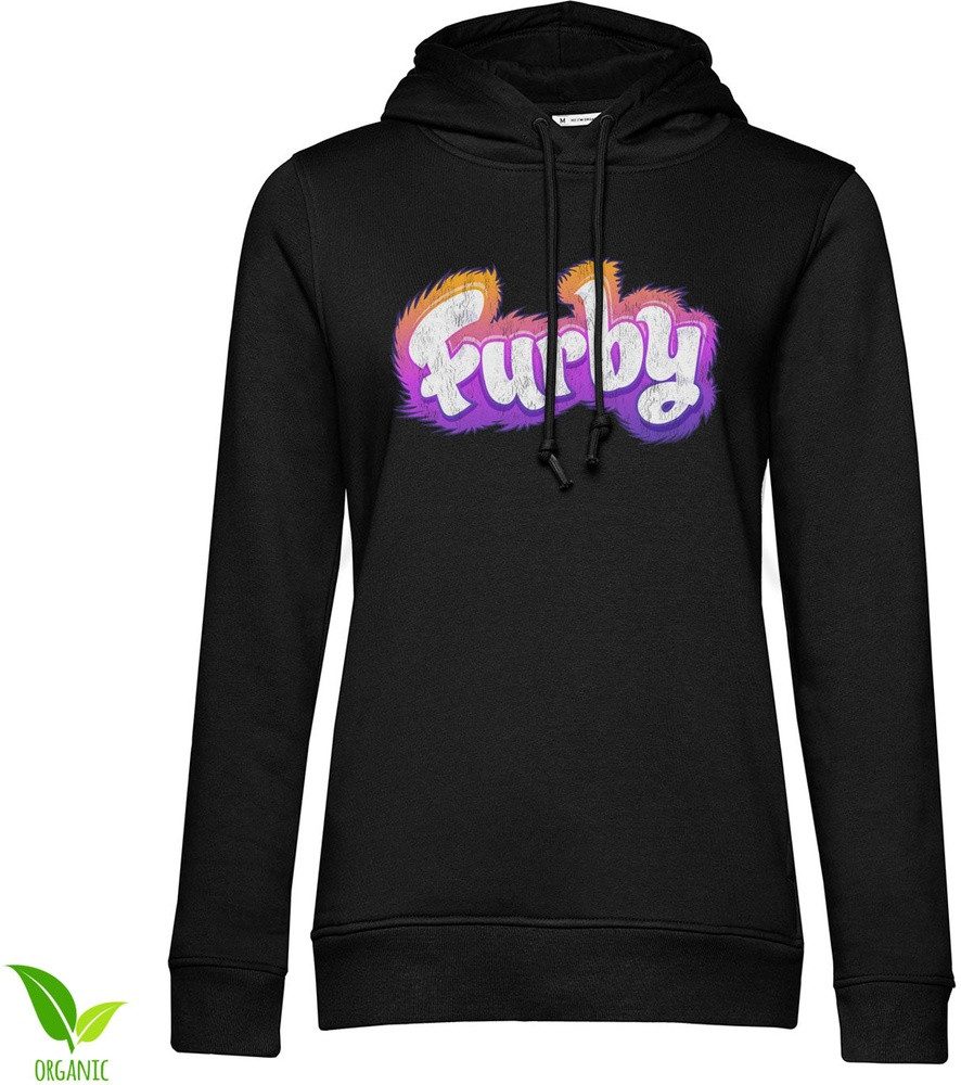 Furby Hoodie Furby Washed Logotype Girly Hoodie