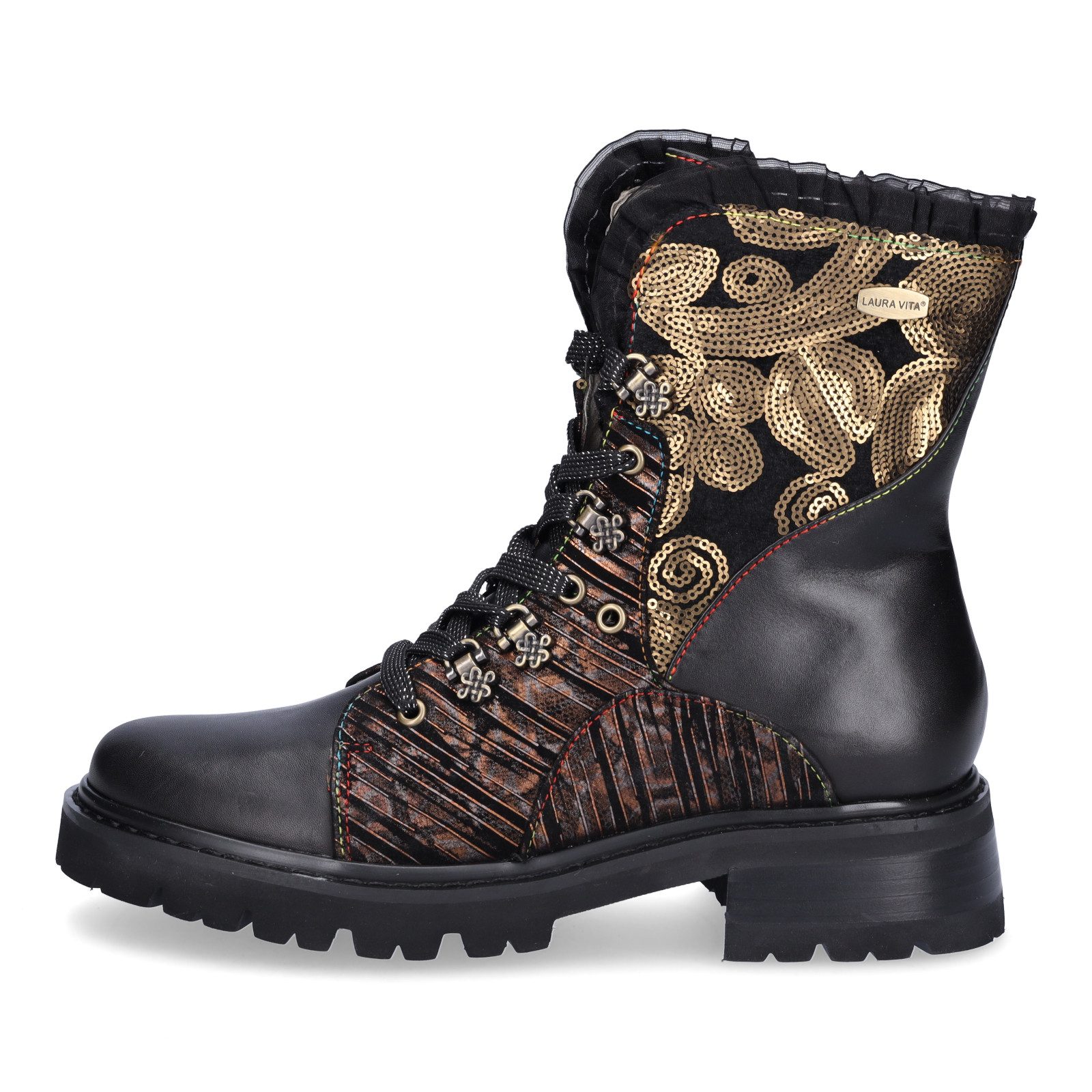 LAURA VITA Laura Vita Damen Schnürboot Kouleo 16 schwarz Schnürboots
