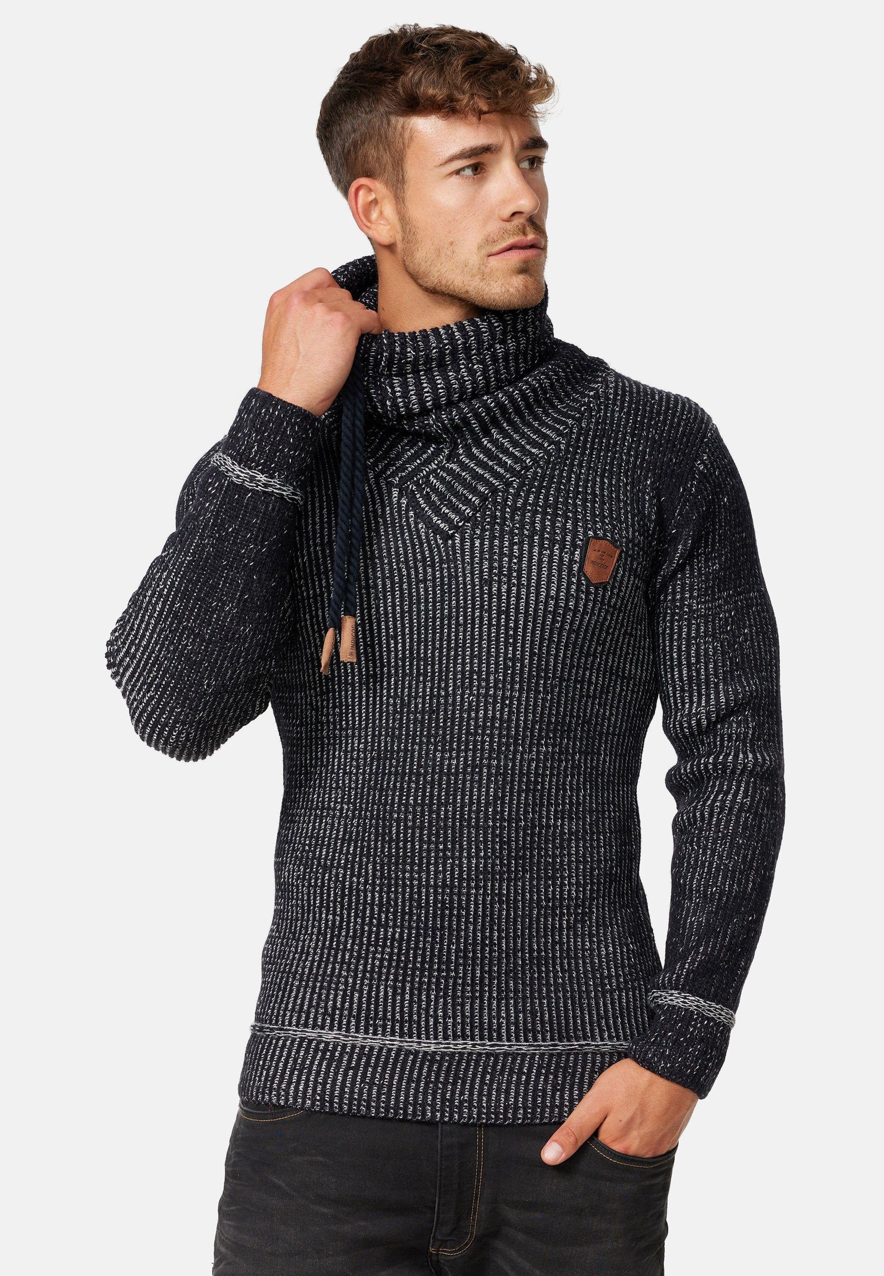 Indicode Rollkragenpullover Herren Keshawn Strickpullover Herrenpullover