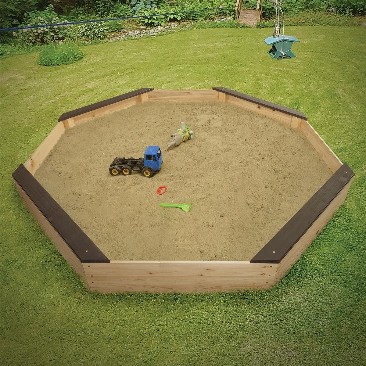 terra-garten Sandkasten Spielplatz Kinder Forte 176 x 176 cm von terra-garten®