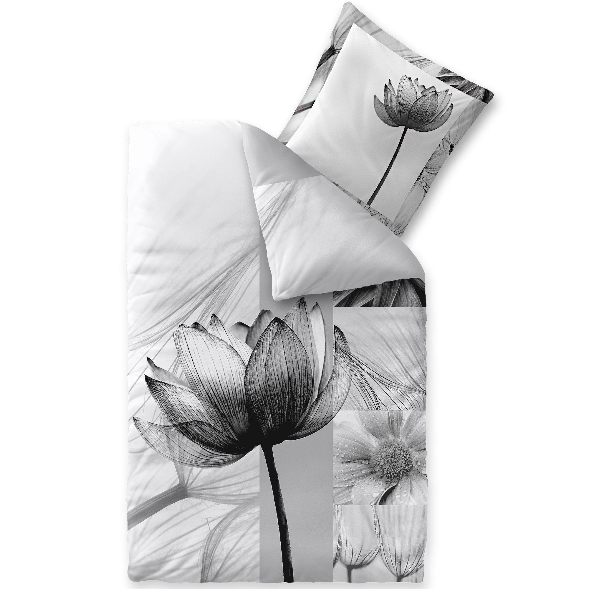 aqua-textil Bettwäsche Trend Bettgarnitur Renforcé Reißverschluss günstig online kaufen