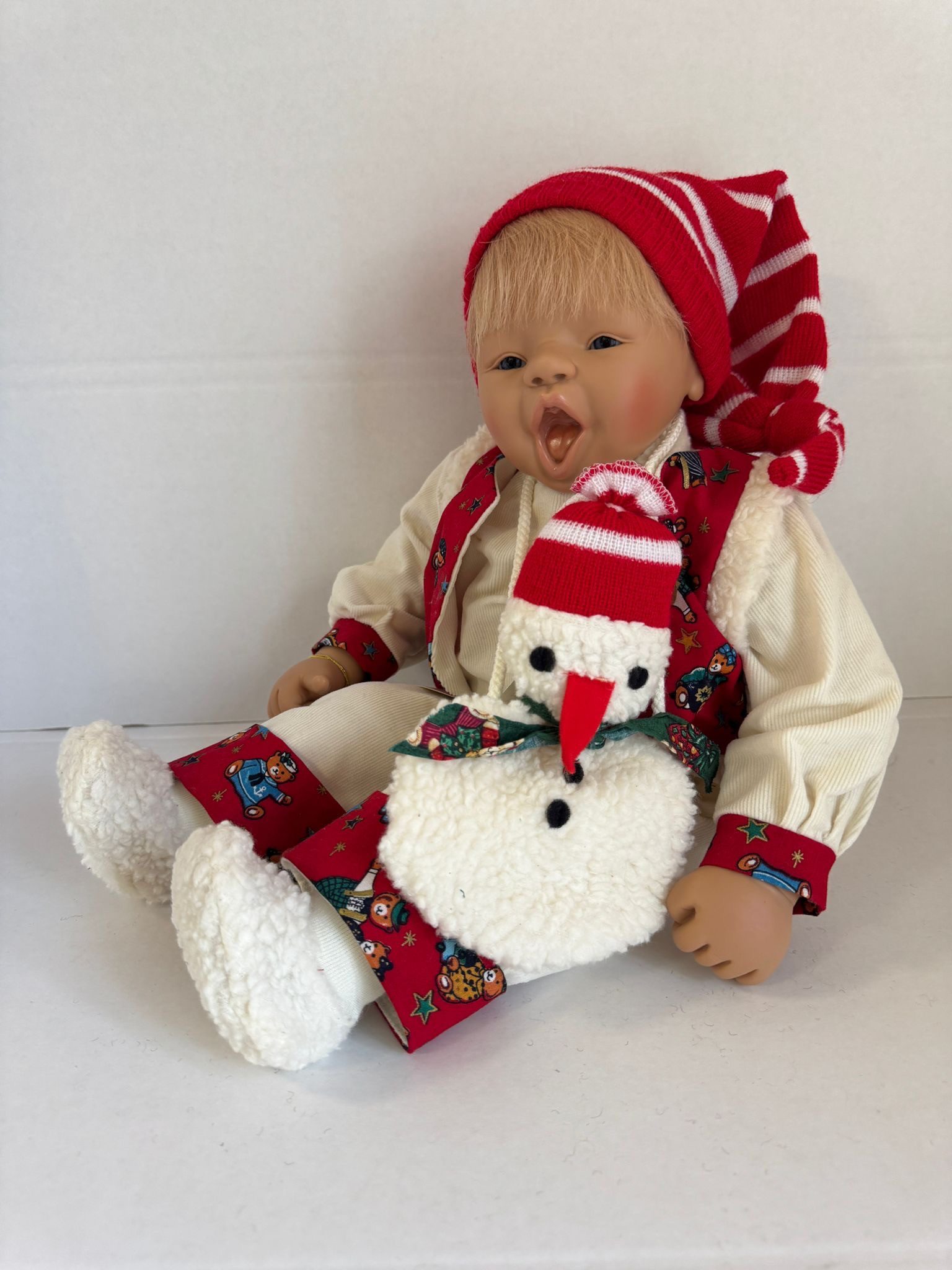 Schildkröt Babypuppe Schlafmütze von Evelyn Leman, 50 cm (1-tlg)