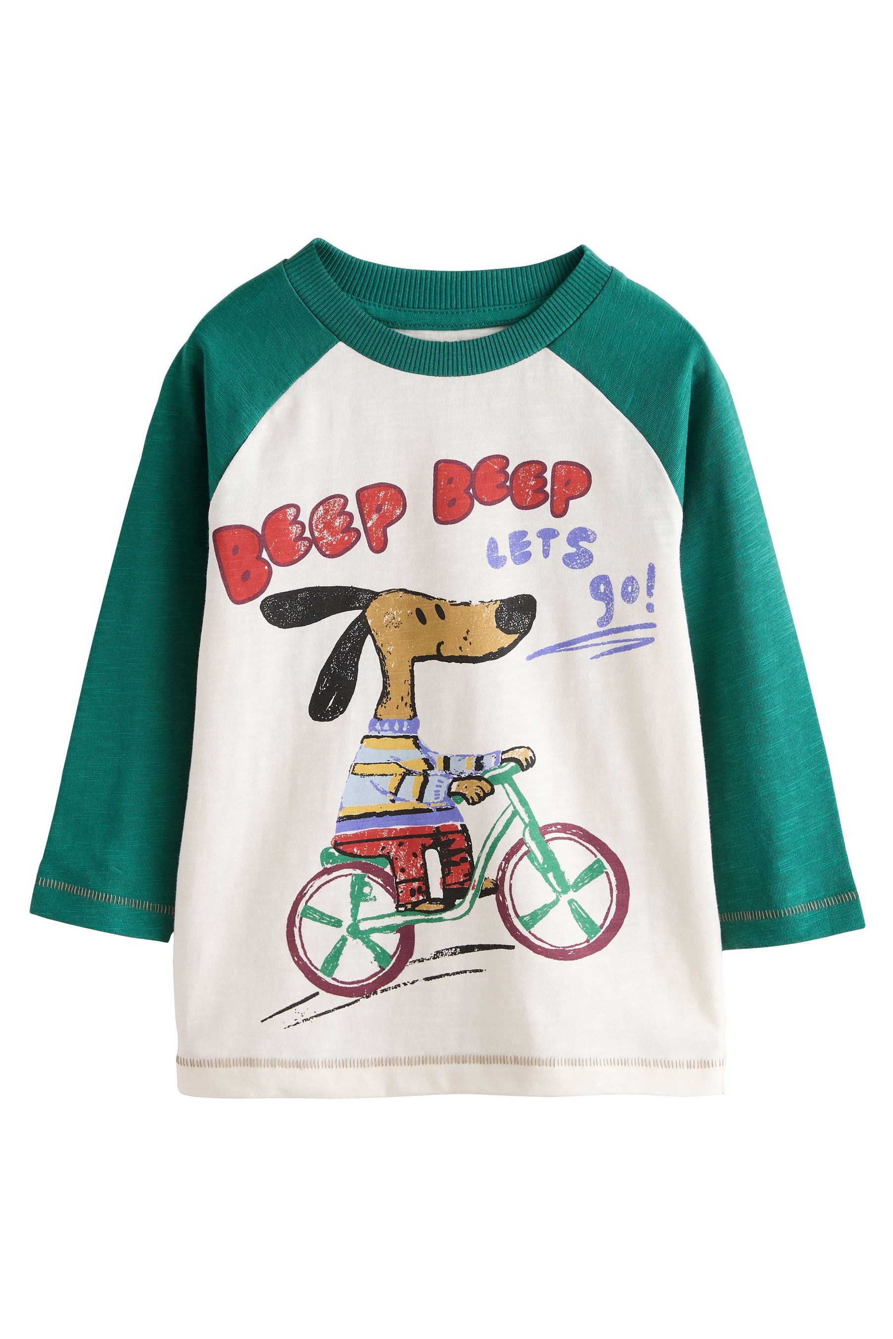 Next Langarmshirt Langärmeliges Shirt mit Rückengrafik (1-tlg)