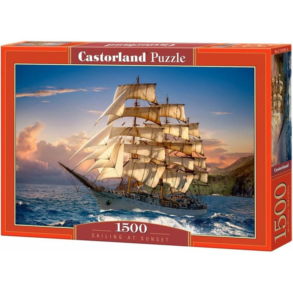 Castorland Puzzle Twilight Cruise Puzzle 1500 Teile, Puzzleteile