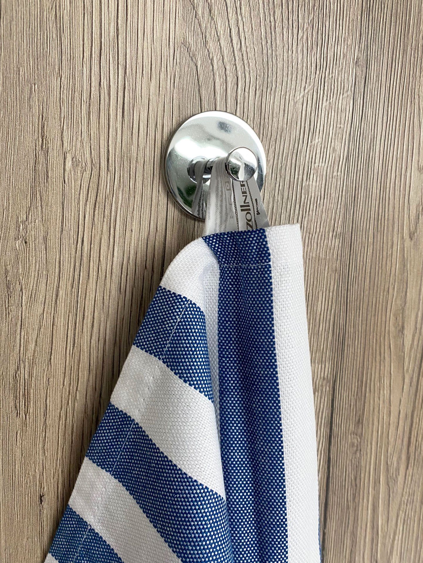 (Spar-Set, 50 5-tlg), x ZOLLNER Hotelwäschespezialisten 70 cm, Baumwolle, 100% blau-weiß-gestreift Hotelwäschespezialisten, Geschirrtuch, vom vom