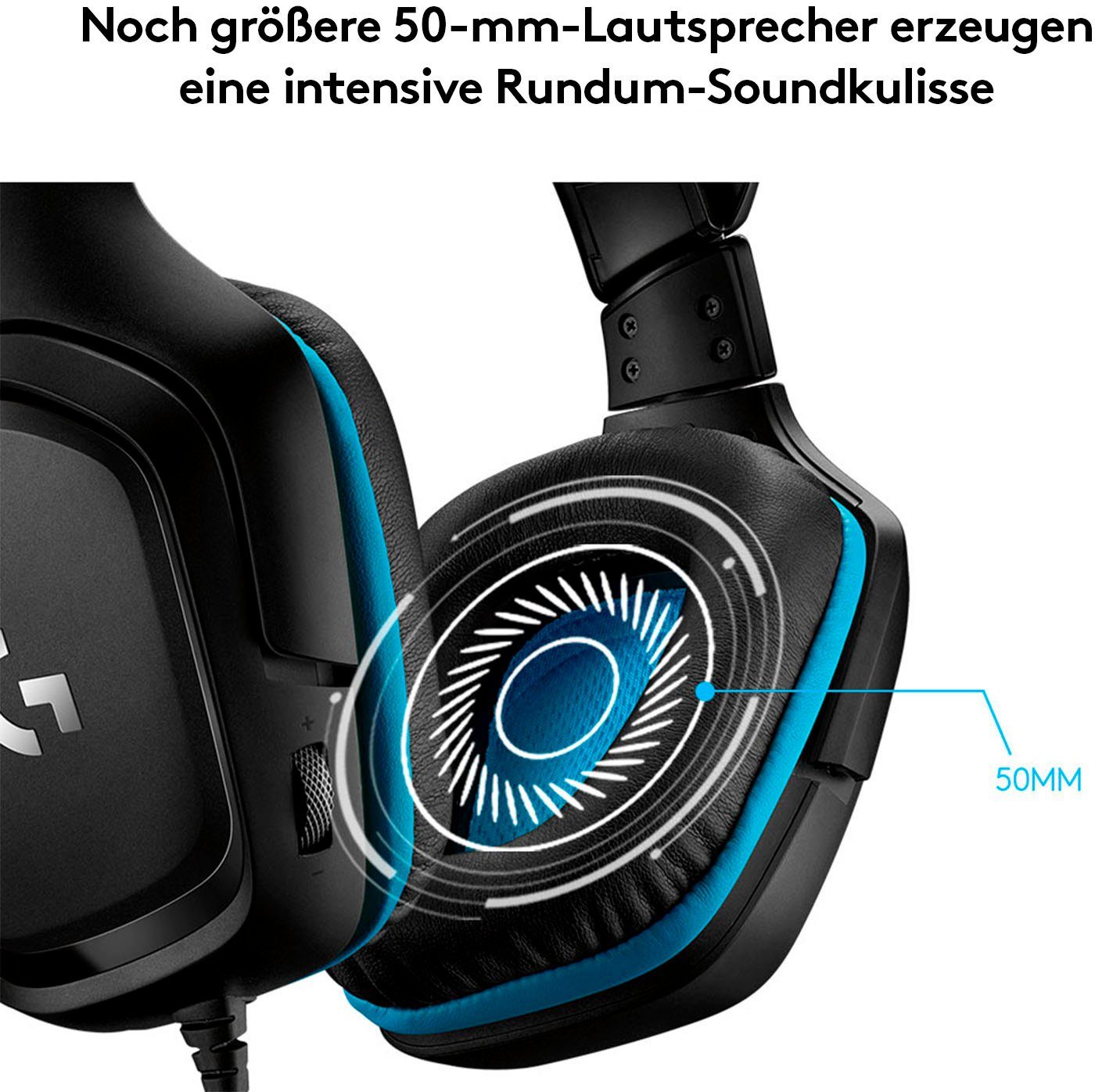 G Gaming-Headset - EMEA Logitech G432 - LEATHERETTE