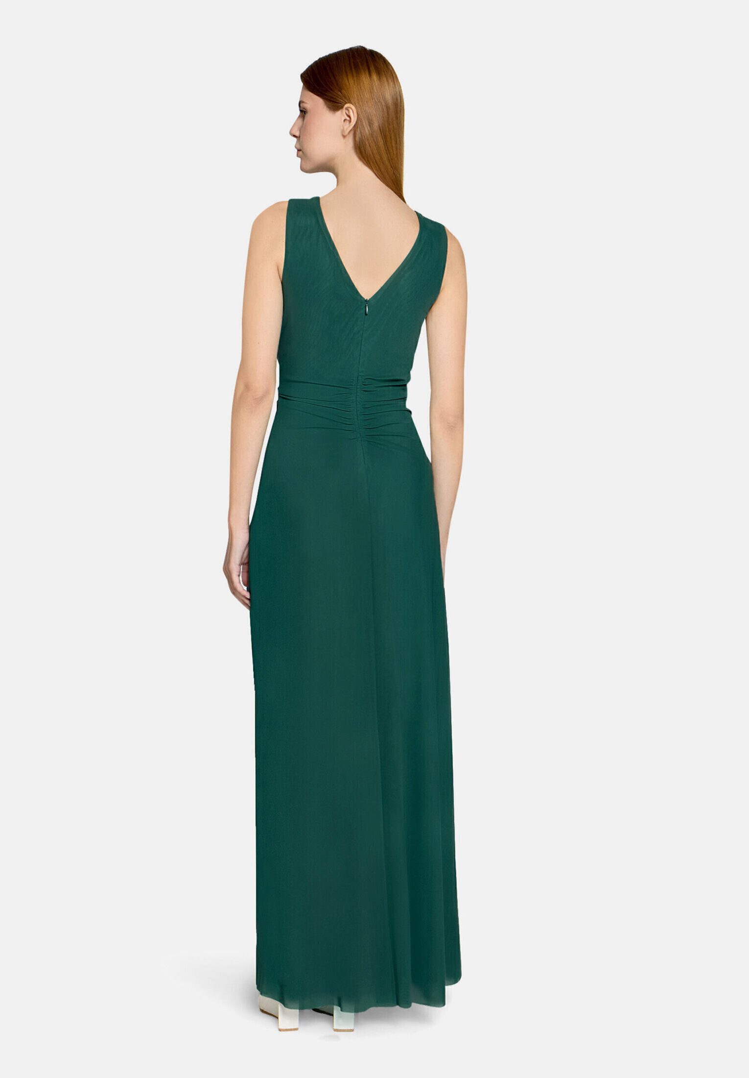Vera Mont Abendkleid Damen mit V-Ausschnitt Falten