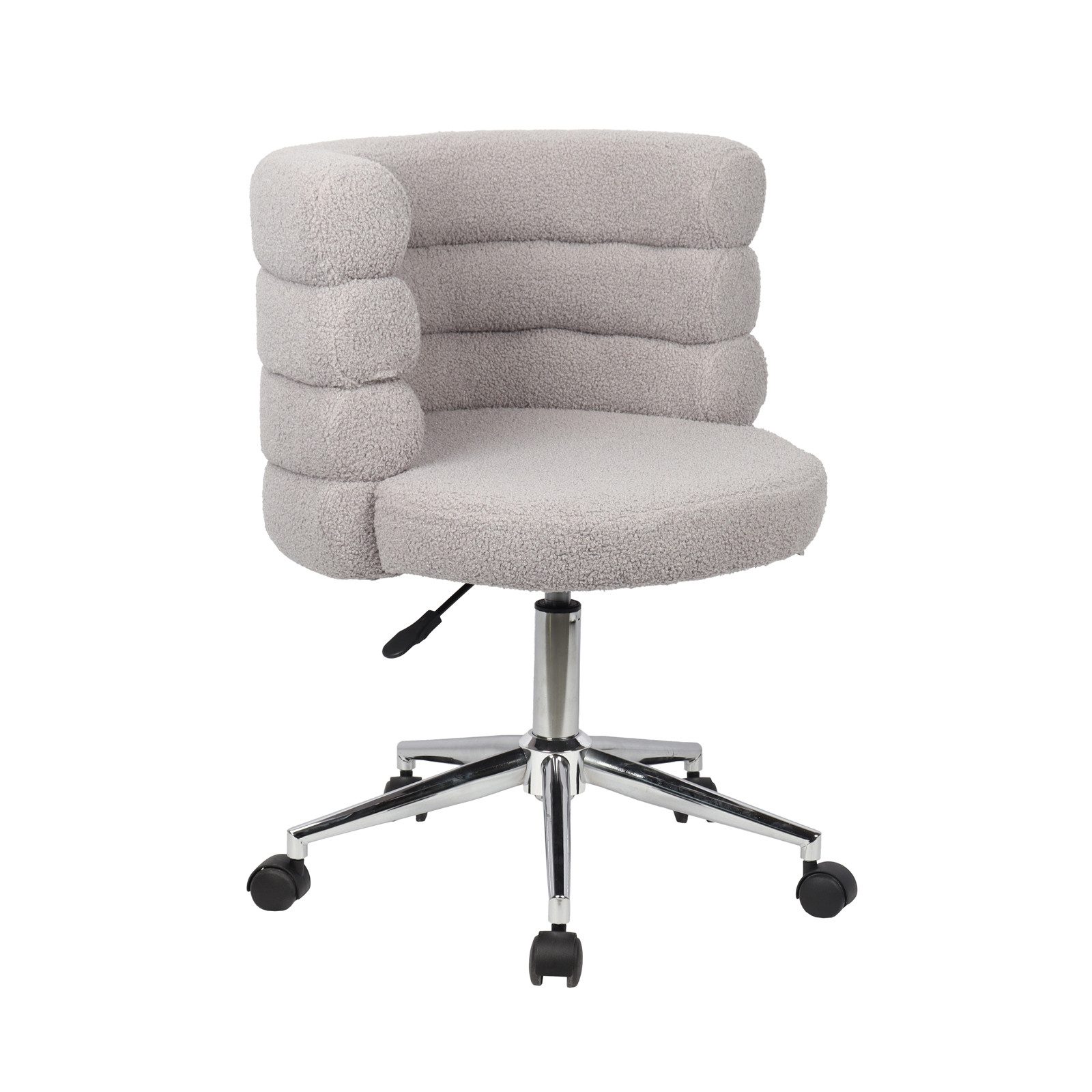 SVITA Schreibtischstuhl CLOUD, Bezug aus Teddyboucle, Drehstuhl, Rollen, Hö günstig online kaufen