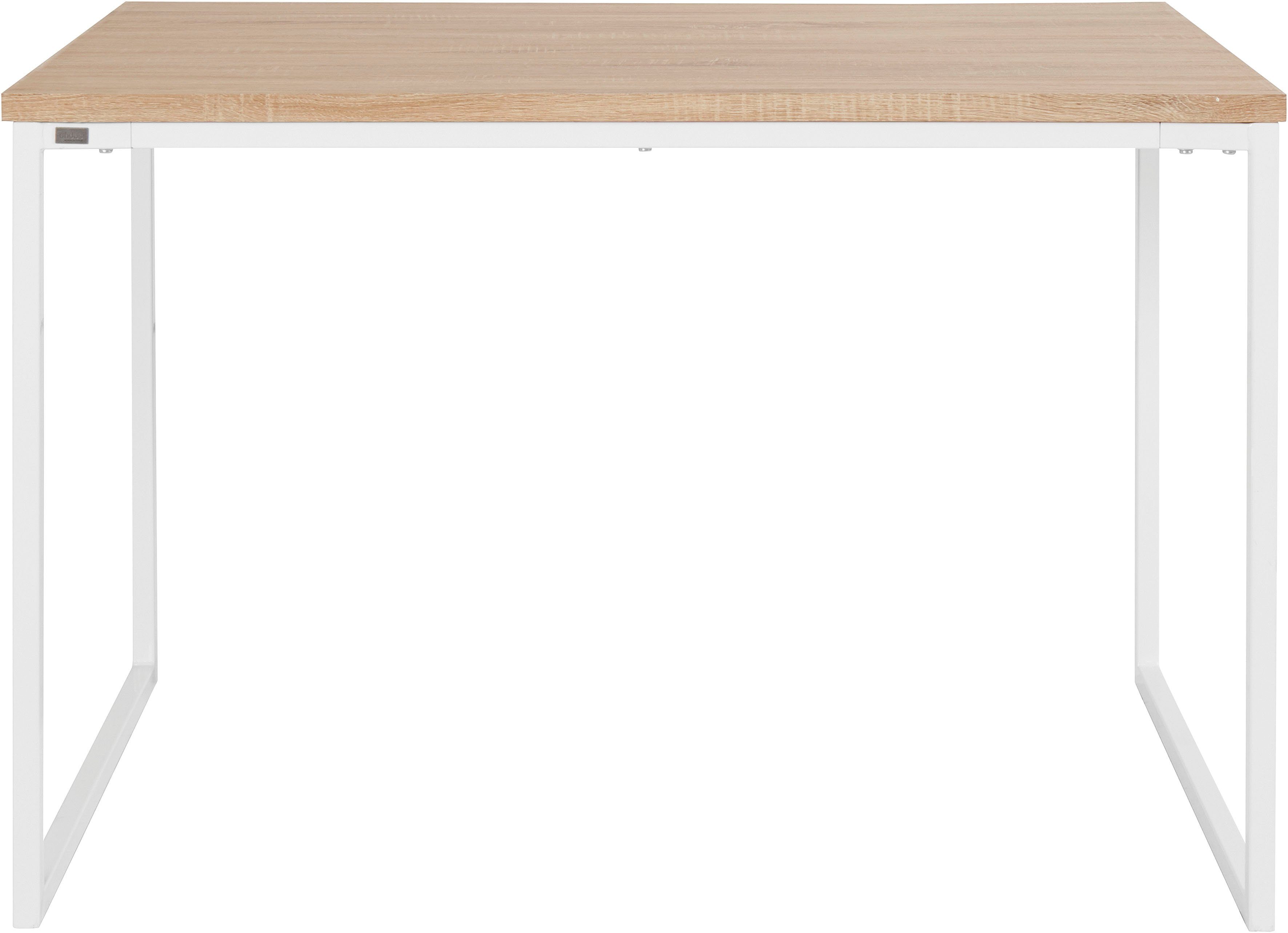 andas Esstisch Hulsig (1-St), mit Tischplatte in einer Holzoptik und  fühlbare Struktur, Höhe 76 cm