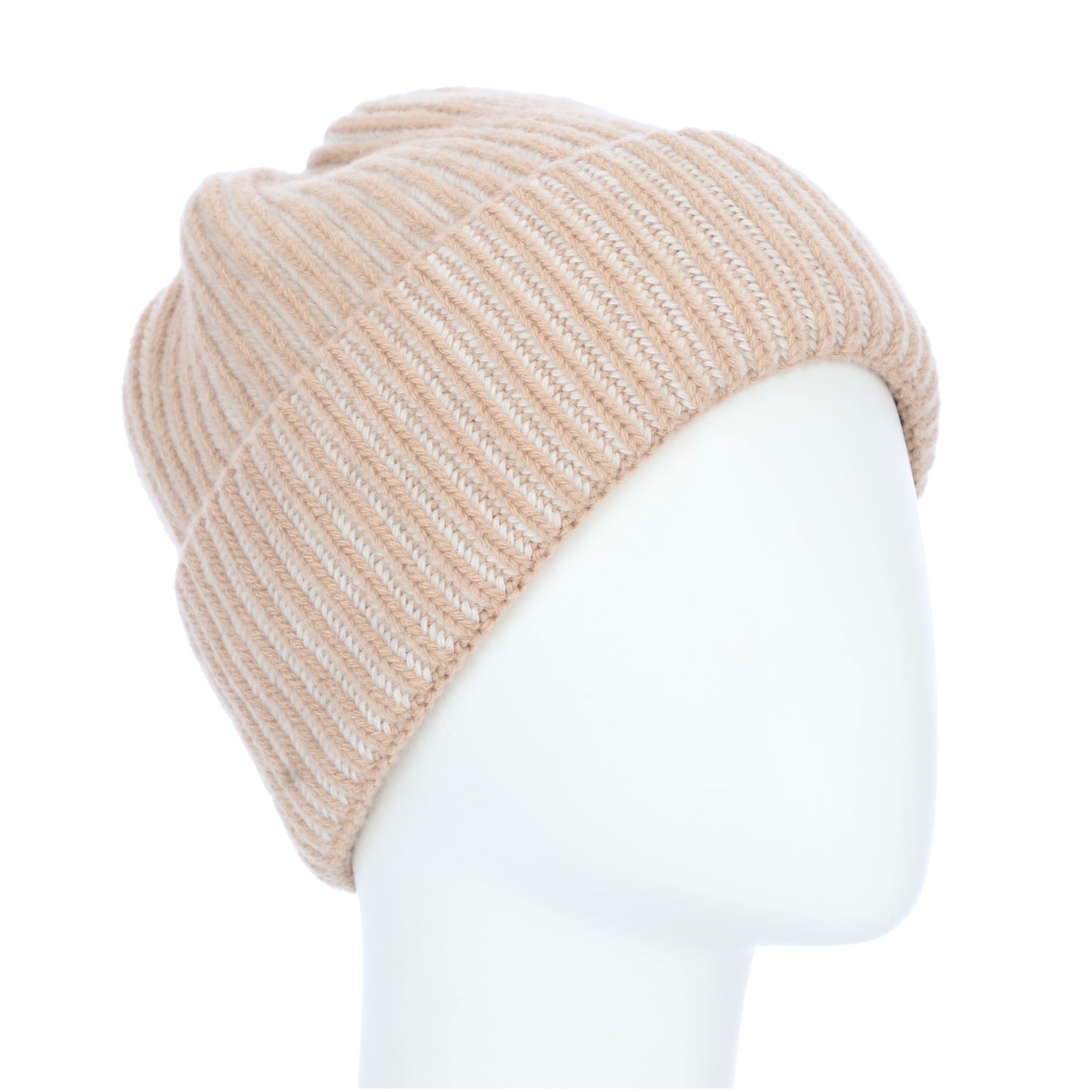 halsüberkopf Accessoires Strickmütze mit 2-farbiger Rippe günstig online kaufen
