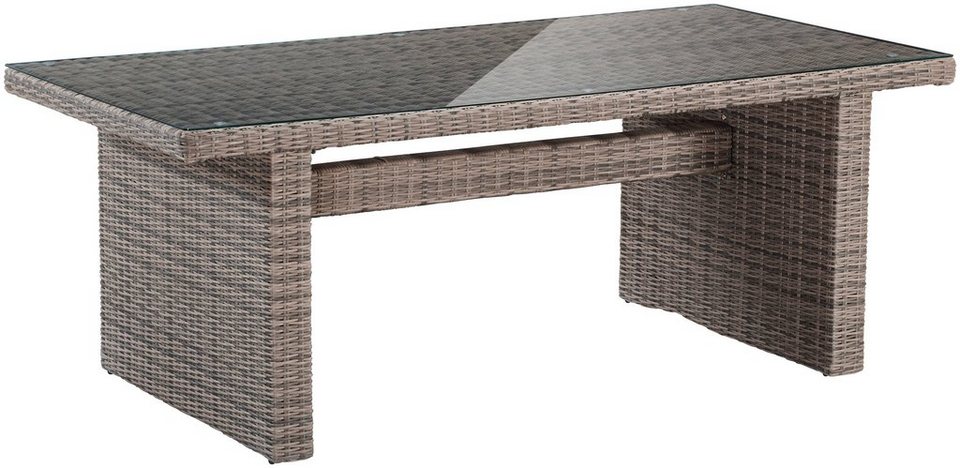 Gartentisch »Riviera«, Polyrattan, (B/T): ca. 200x100 cm ...