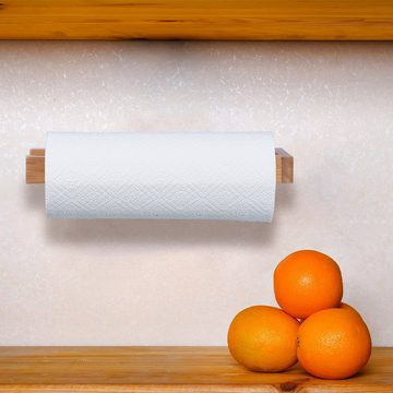 relaxdays Küchenrollenhalter Küchenrollenhalter Wand, (1-St)