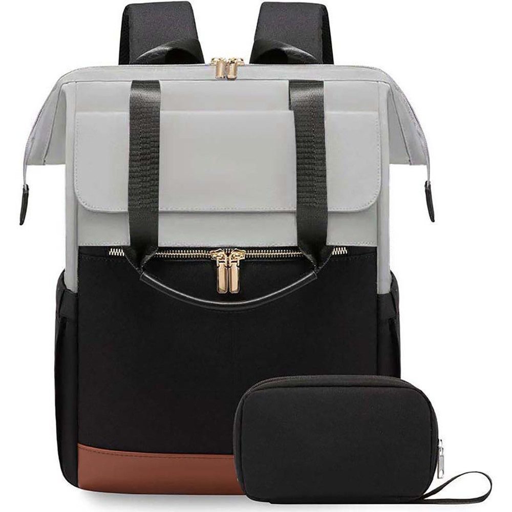 nsihing Rucksack Damen, Laptop Schulrucksack Wasserdicht, Schultasche Teenager