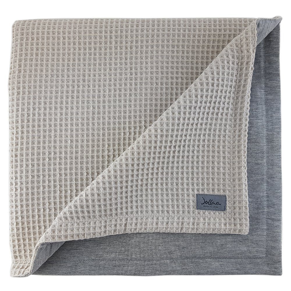 Babydecke Waffelstoff Waffelpiqué, JOLLAA, Kinderwagendecke 100 günstig online kaufen