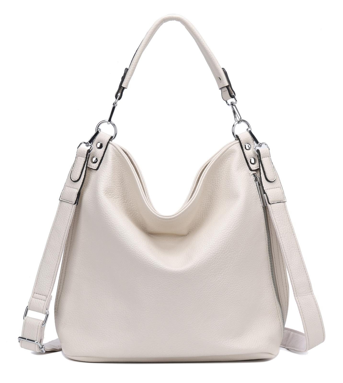 ITALYSHOP24 Schultertasche DAMEN XXL SHOPPER HOBO günstig online kaufen