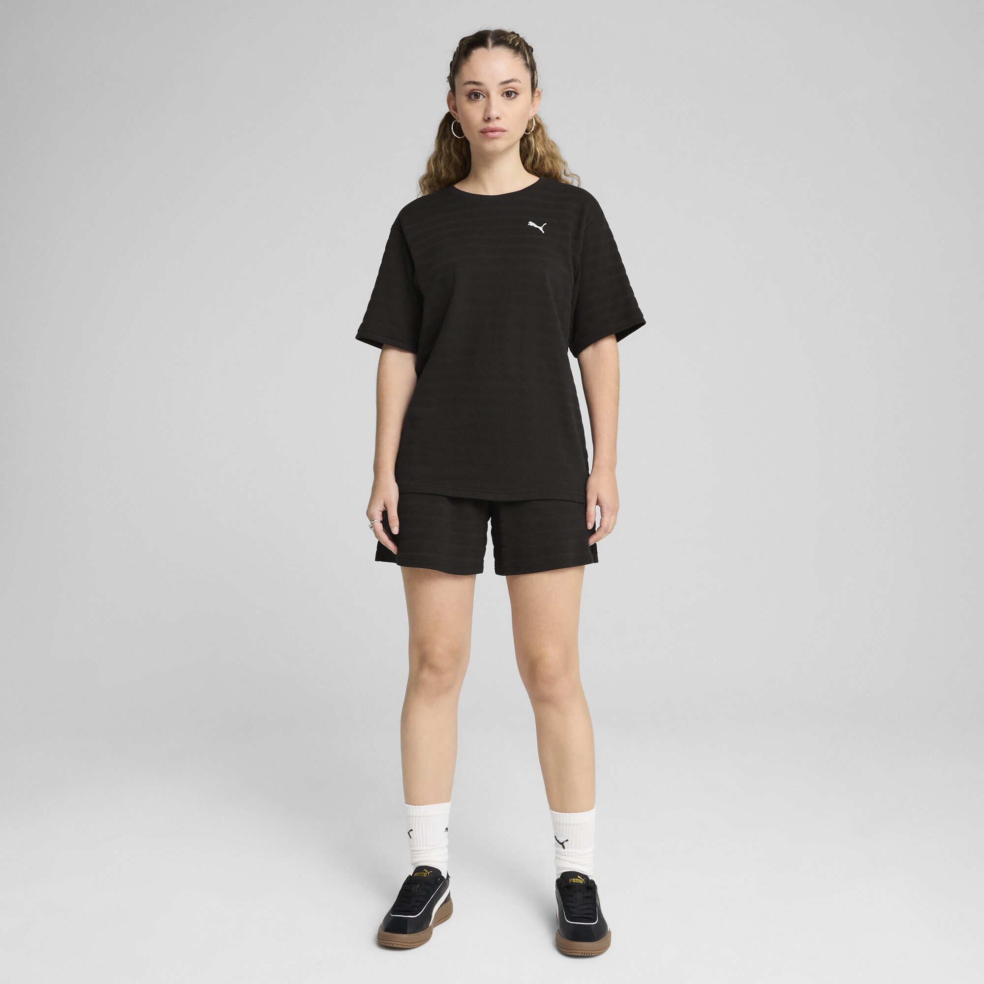 PUMA T-Shirt ESS ELEVATED Strukturiertes Relaxed günstig online kaufen
