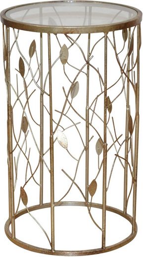 Home affaire Beistelltisch, mit Blätterverzierung | OTTO
