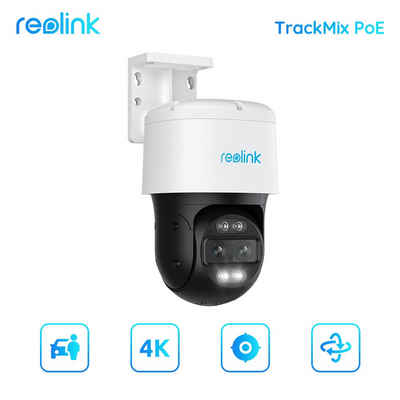 Reolink Trackmix PoE Überwachungskamera (Außenbereich, 2 Spotlights, 8MP, PoE Technologie, Smarte Bewegungserkennung, Dual-Objektiv, Farbige Nachtsicht, IP66)