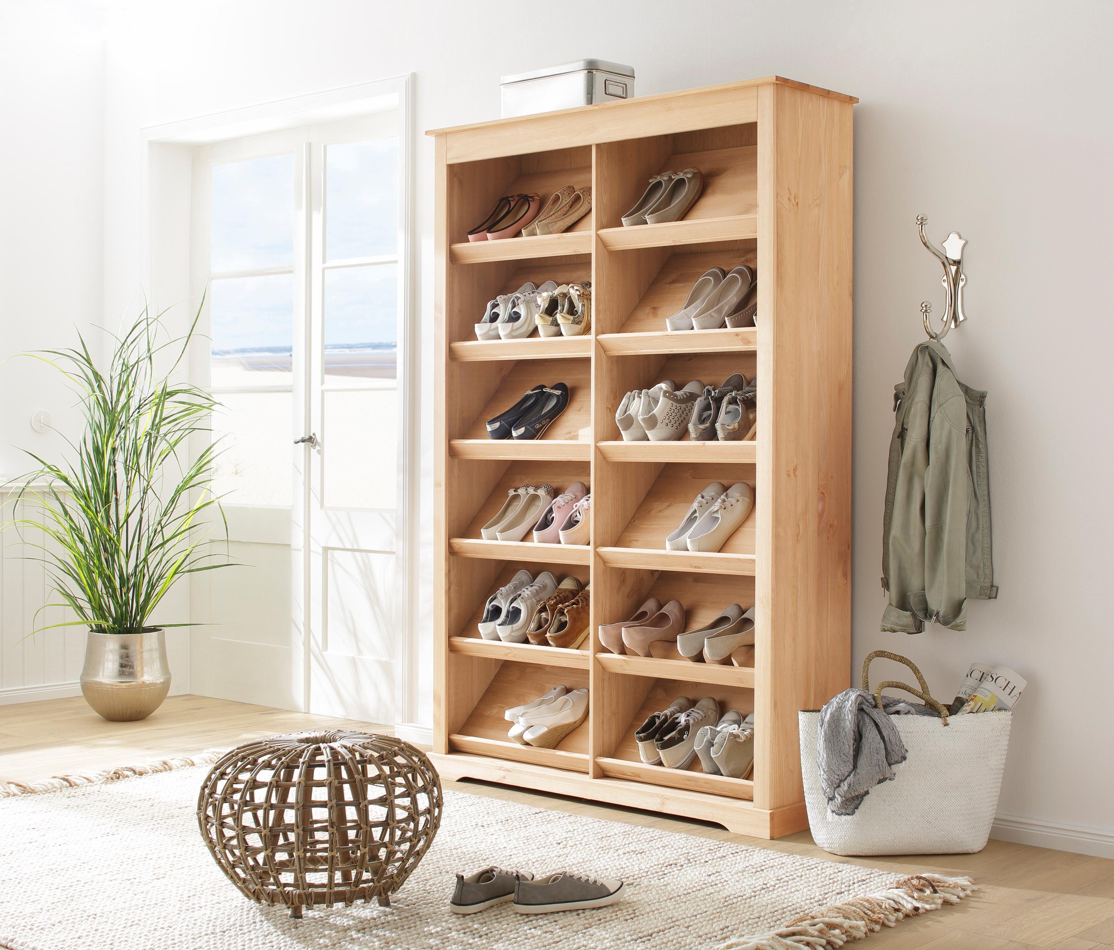 Home affaire Schuhregal »Lauma« aus massiver Kiefer online kaufen OTTO