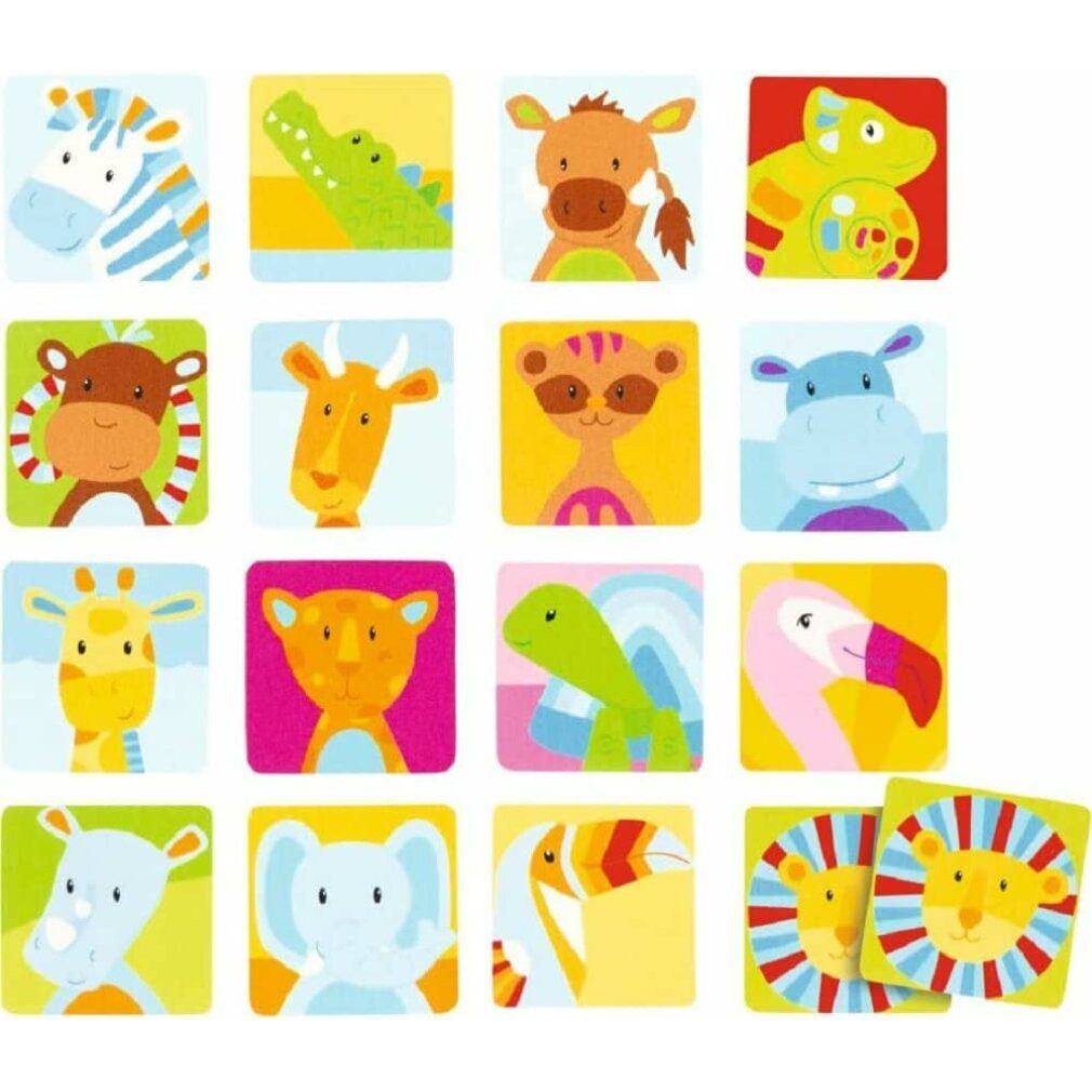 goki Spiel Safari Gedächtnisspiel aus Holz