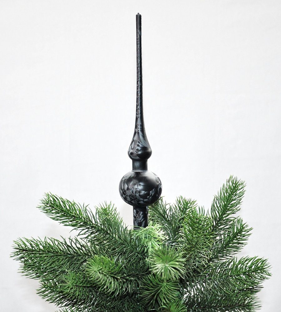 JACK Christbaumschmuck JACK Eislack Set Christbaumspitze 28cm + 12x Christbaumkugeln 6cm, inklusive praktischer Aufbewahrungsbox, Made in Germany. € 31,90