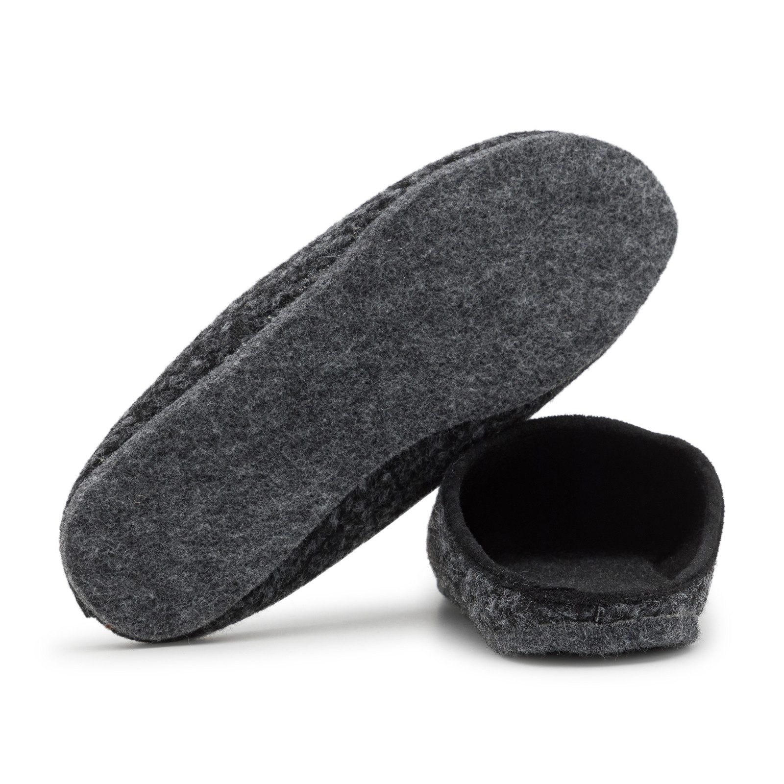 Pantoffelmann Pantoffeln Filzsohle leichte Filzpantoffel Herren Damen Hausschuhe Pantoffel (1 Paar) Filzpantoffeln, Gästepantoffel besonders leicht