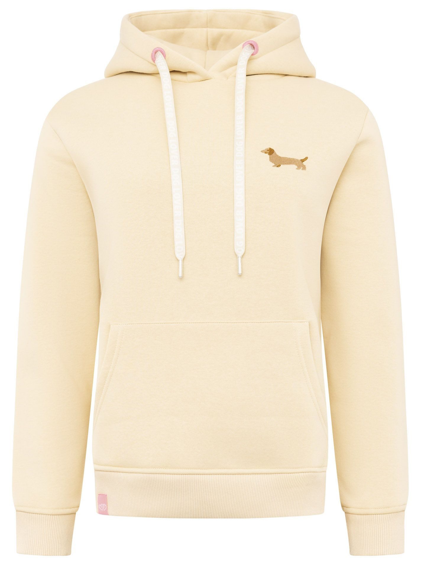 Zwillingsherz Hoodie "Kleiner Dackel" "Dackel"-Stickerei, bedruckter Kordel günstig online kaufen