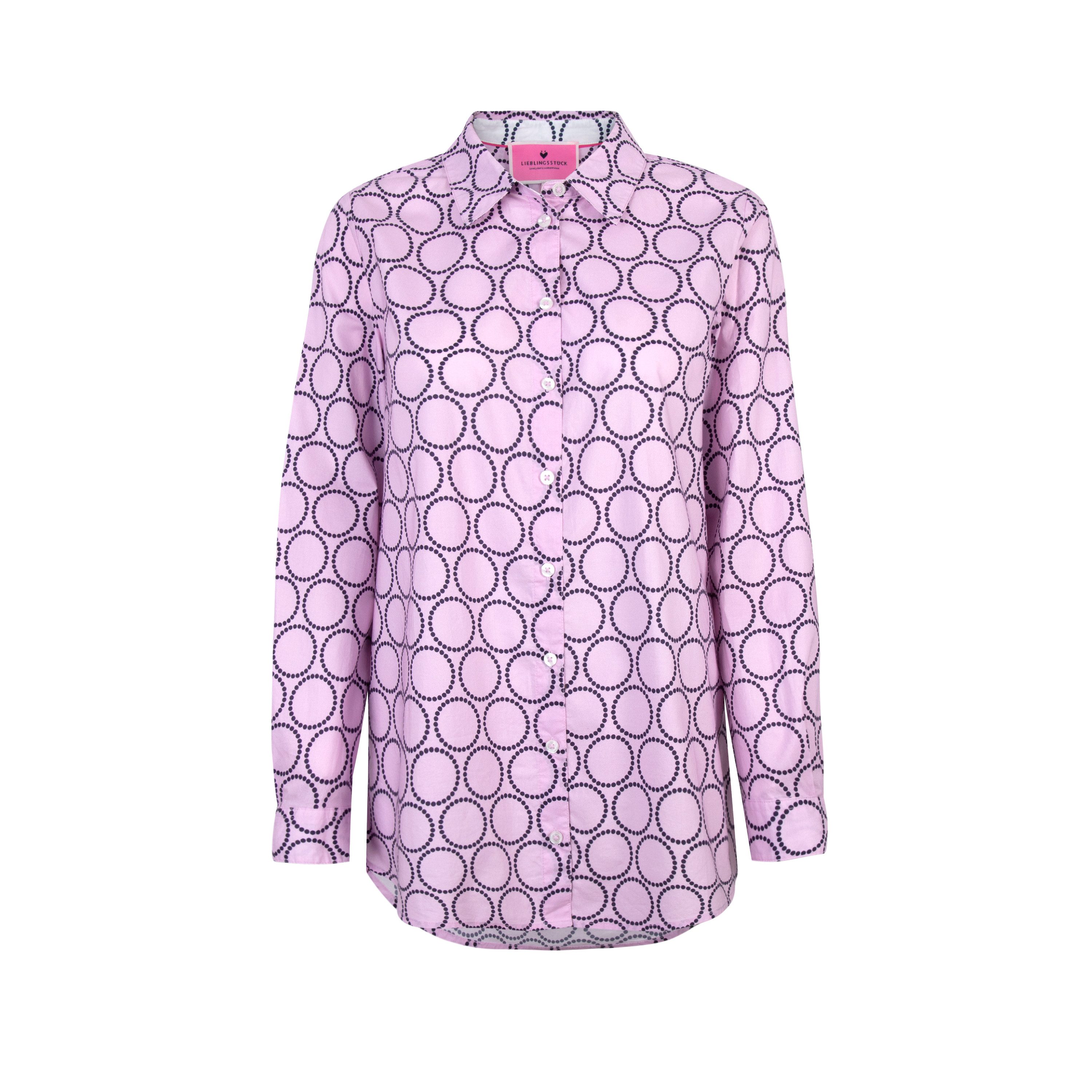 Lieblingsstück Klassische Bluse OceanL aus reiner Baumwolle