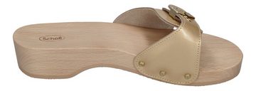 Scholl PESCURA HEEL Keilpantolette light gold