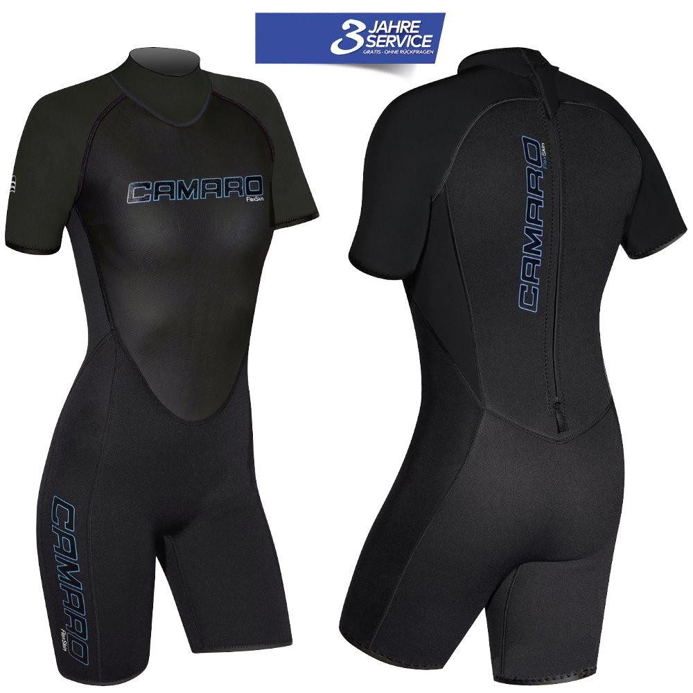 Camaro Neoprenanzug CAMARO Flex Skin Damen Shorty Ultraflex Neoprene super Stretch
