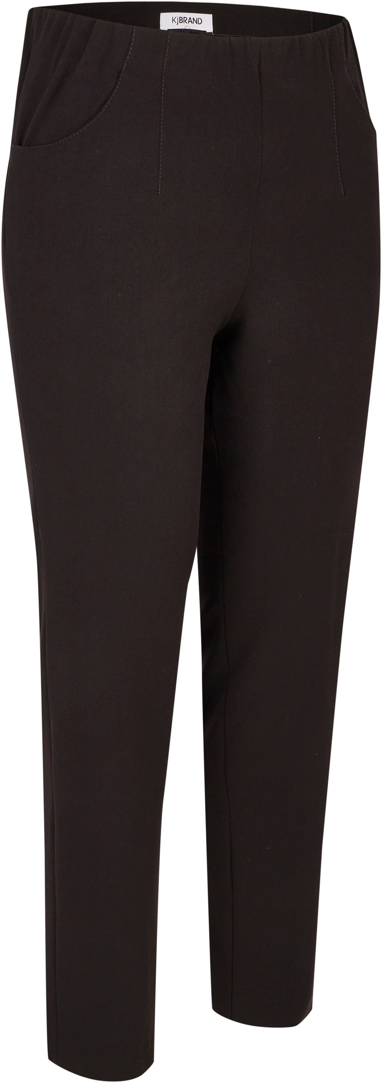 KjBRAND Schlupfhose Schlupfhose Susie in Bi-Stretch, Kammgarnoptik Sommerhose, ideal für kräftige Oberschenkel