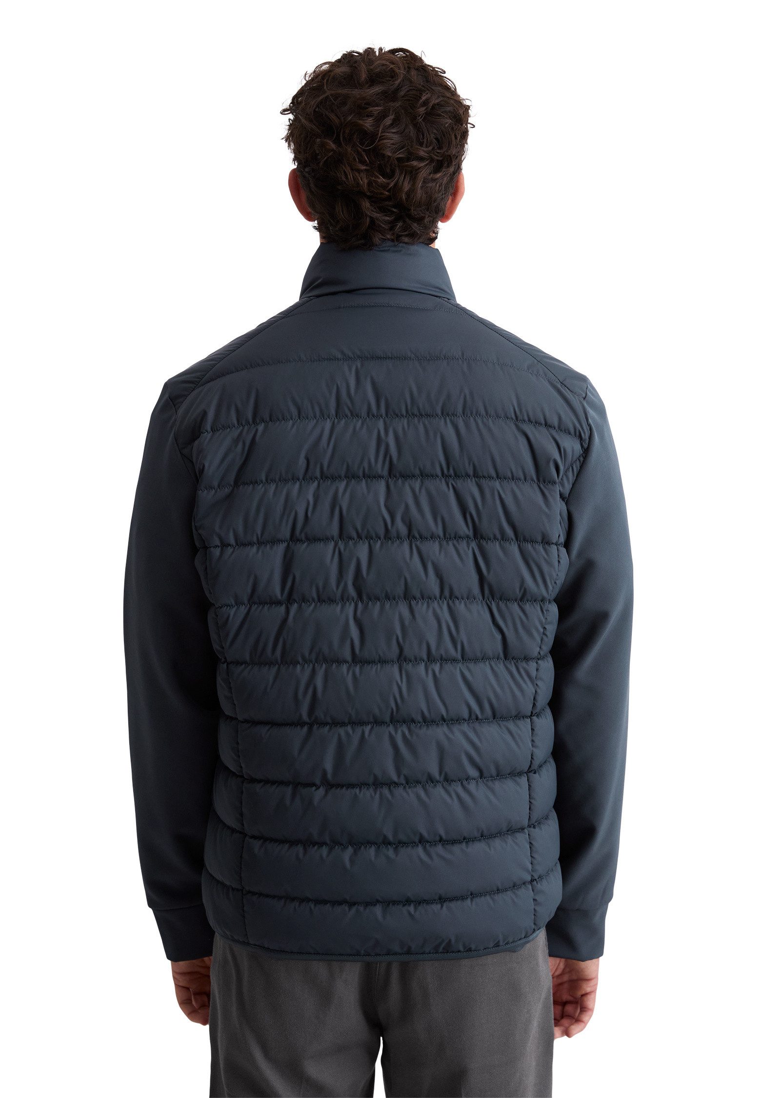 Marc O'Polo Outdoorjacke mit weichen Scuba-Ärmeln