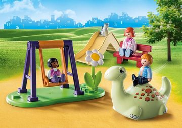 Playmobil® Konstruktions-Spielset Spielplatz (71157), Playmobil 1-2-3, (10 St), Made in Europe