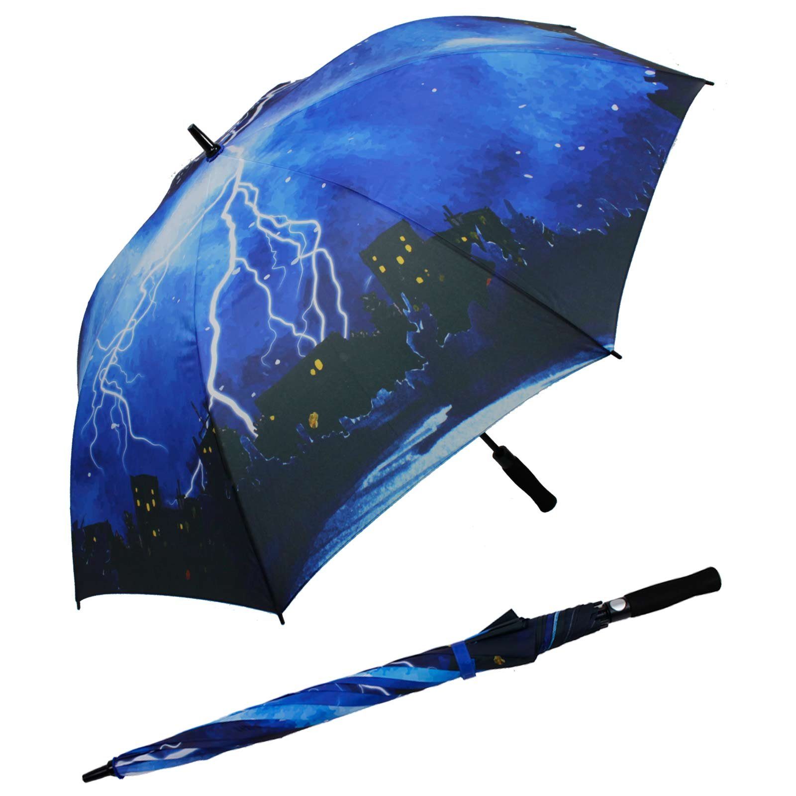 iX-brella Stockregenschirm Motiv-Design XXL Partnerschirm Automatik bedruck günstig online kaufen