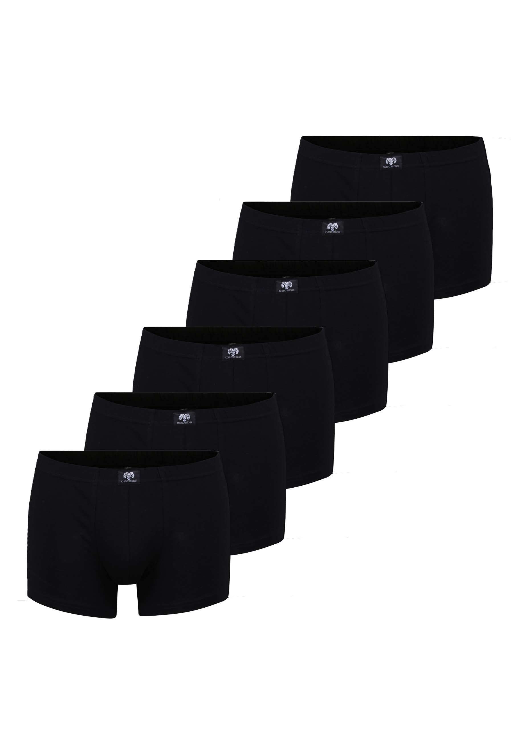 Boxershorts CECEBA Herren Boxershorts Unterhosen 6er Pack