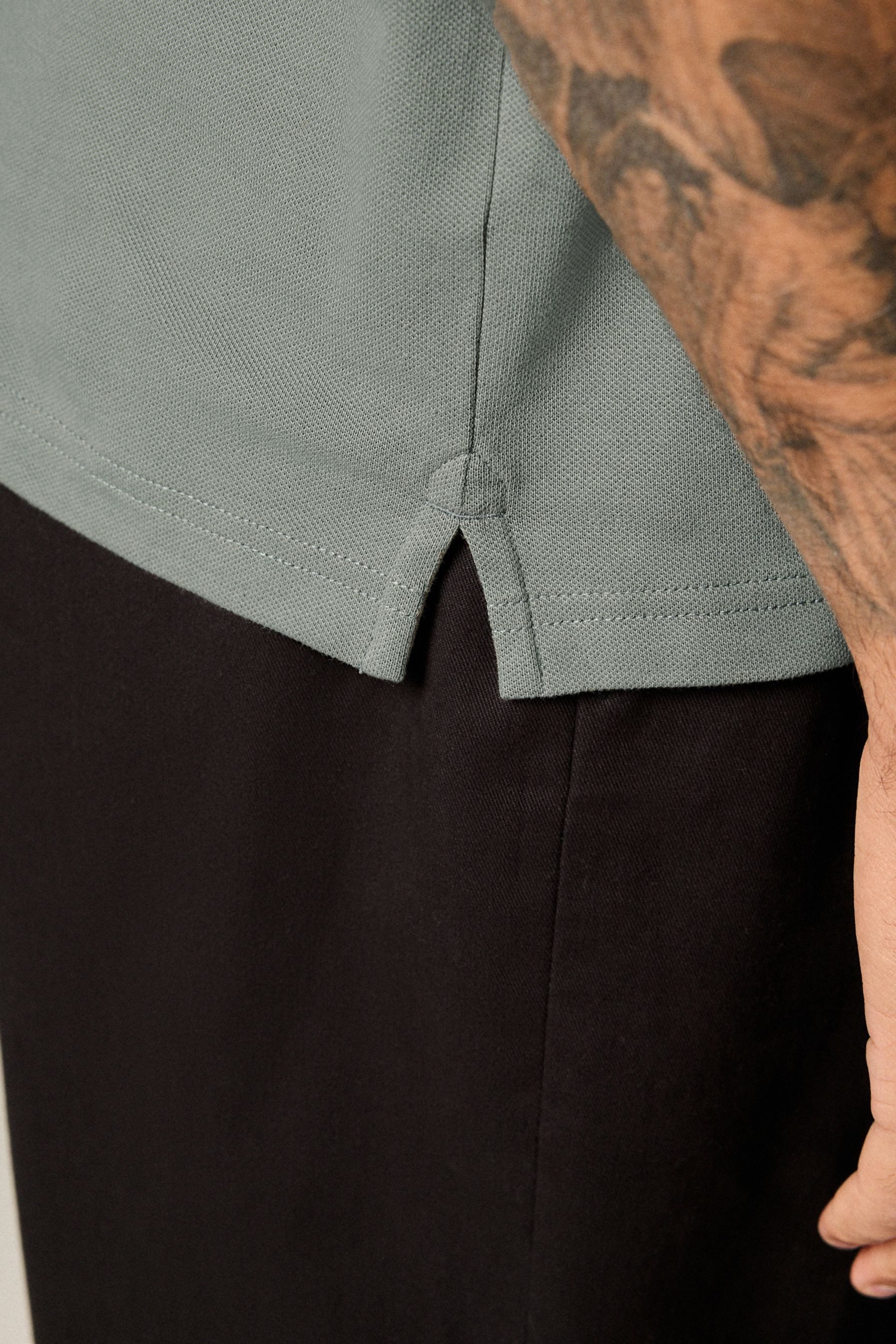 Next Poloshirt Piqué-Polo-Shirt mit Reverskragen (1-tlg)