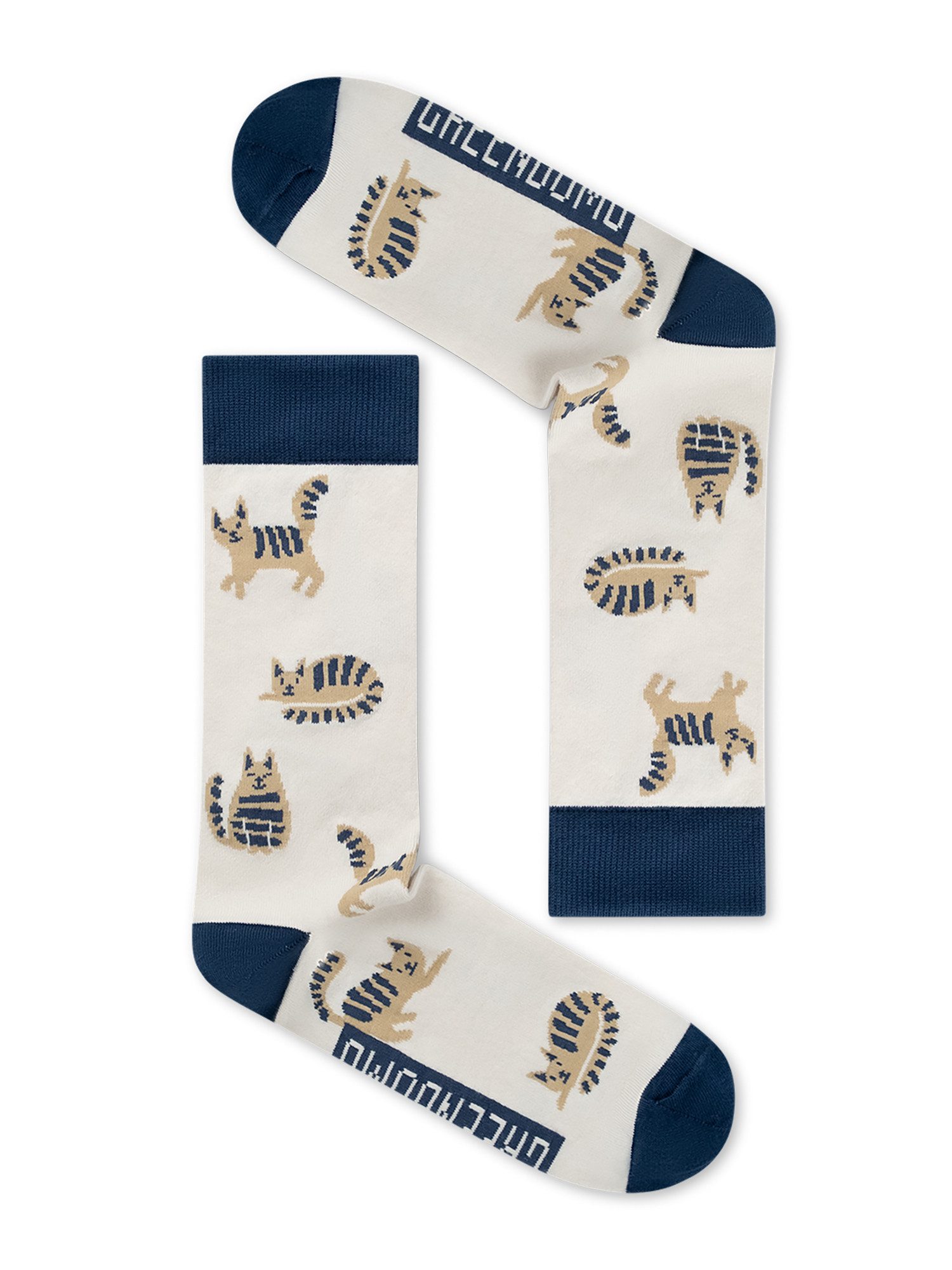 GreenBomb Socken Socks Cats Bio-Baumwoll-Mix, Polyamid, Elasthan, kreative Designs