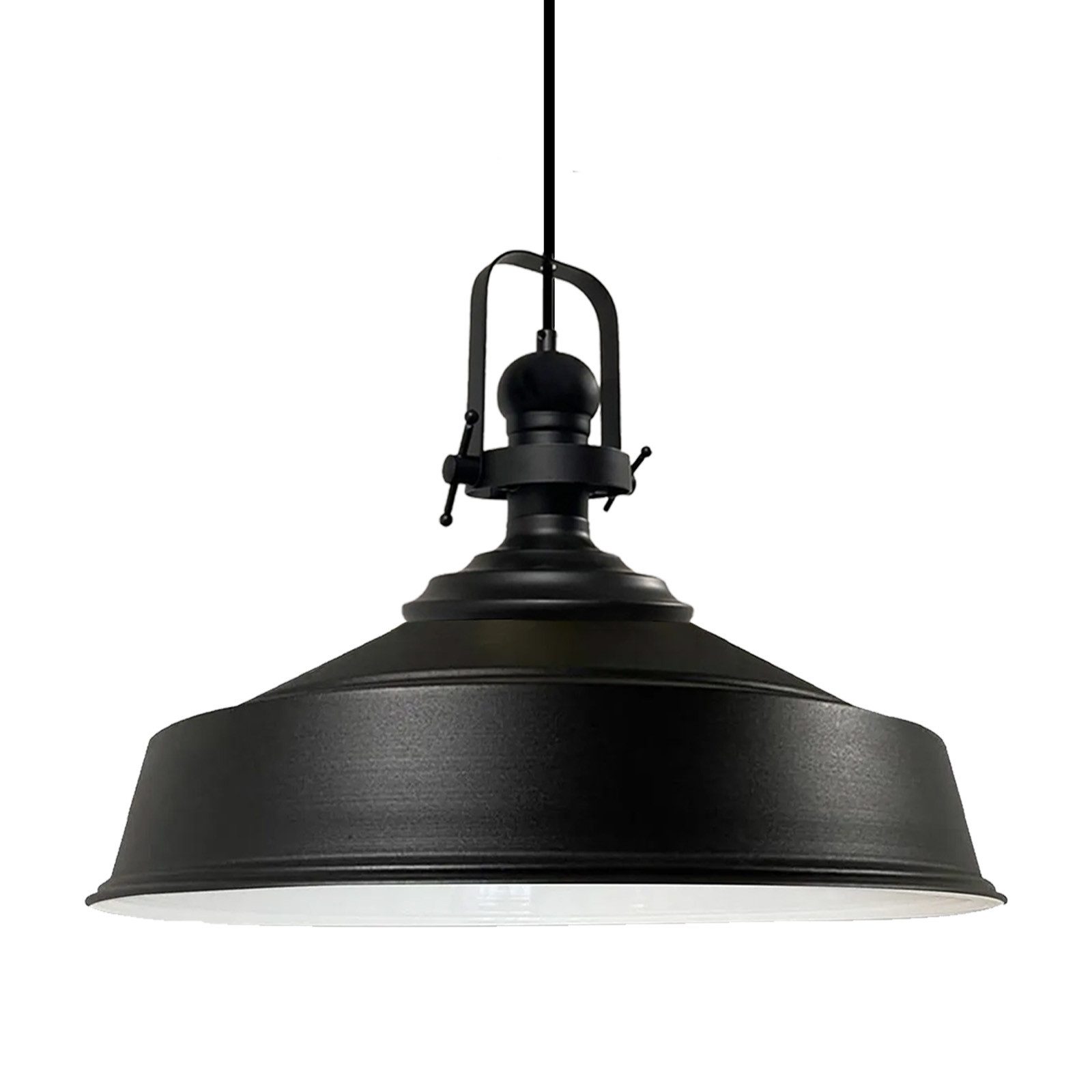 Bamyum Pendelleuchte Pendelleuchte Schwarz-Asletl Hängelampe Metall günstig online kaufen