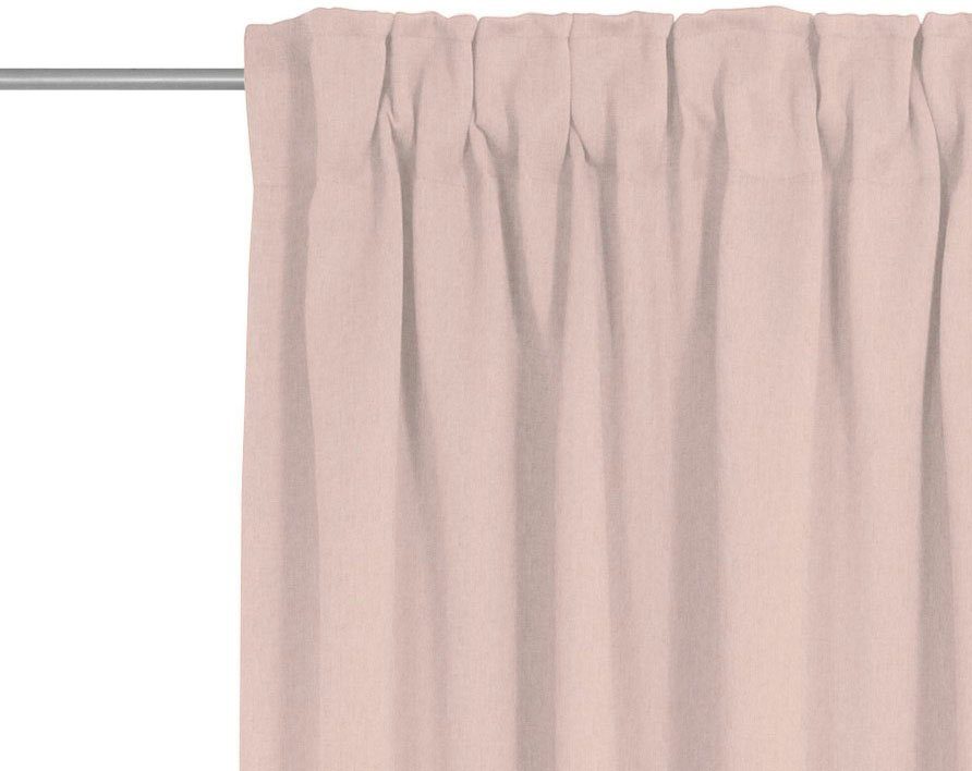 Vorhang Sunday, rosa (1 Multifunktionsband Wirth, St), halbtransparent, Jacquard
