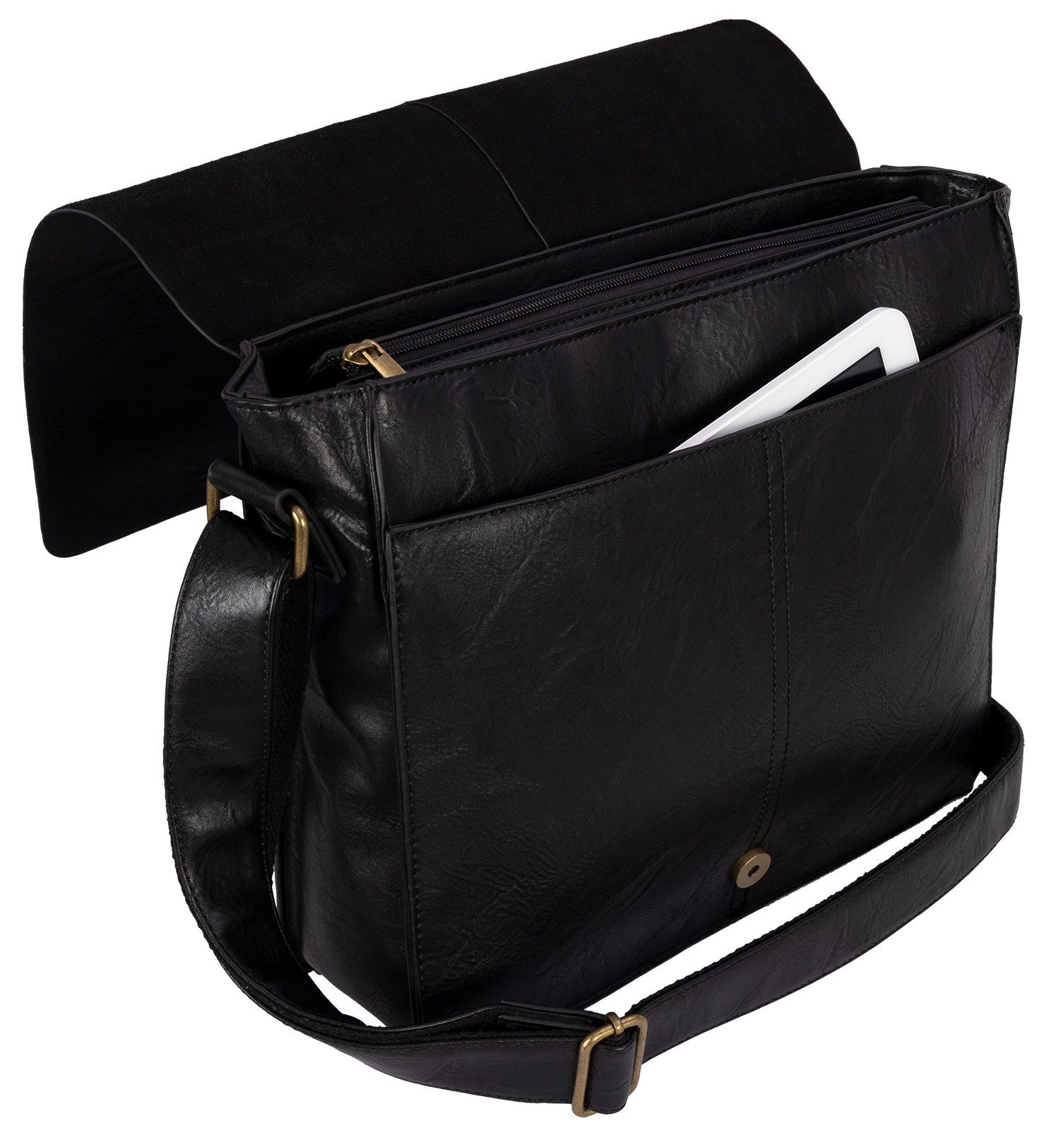 EAAKIE Umhängetasche Umhängetasche Flugbegleiter Schultertasche Messenger Damen Herren