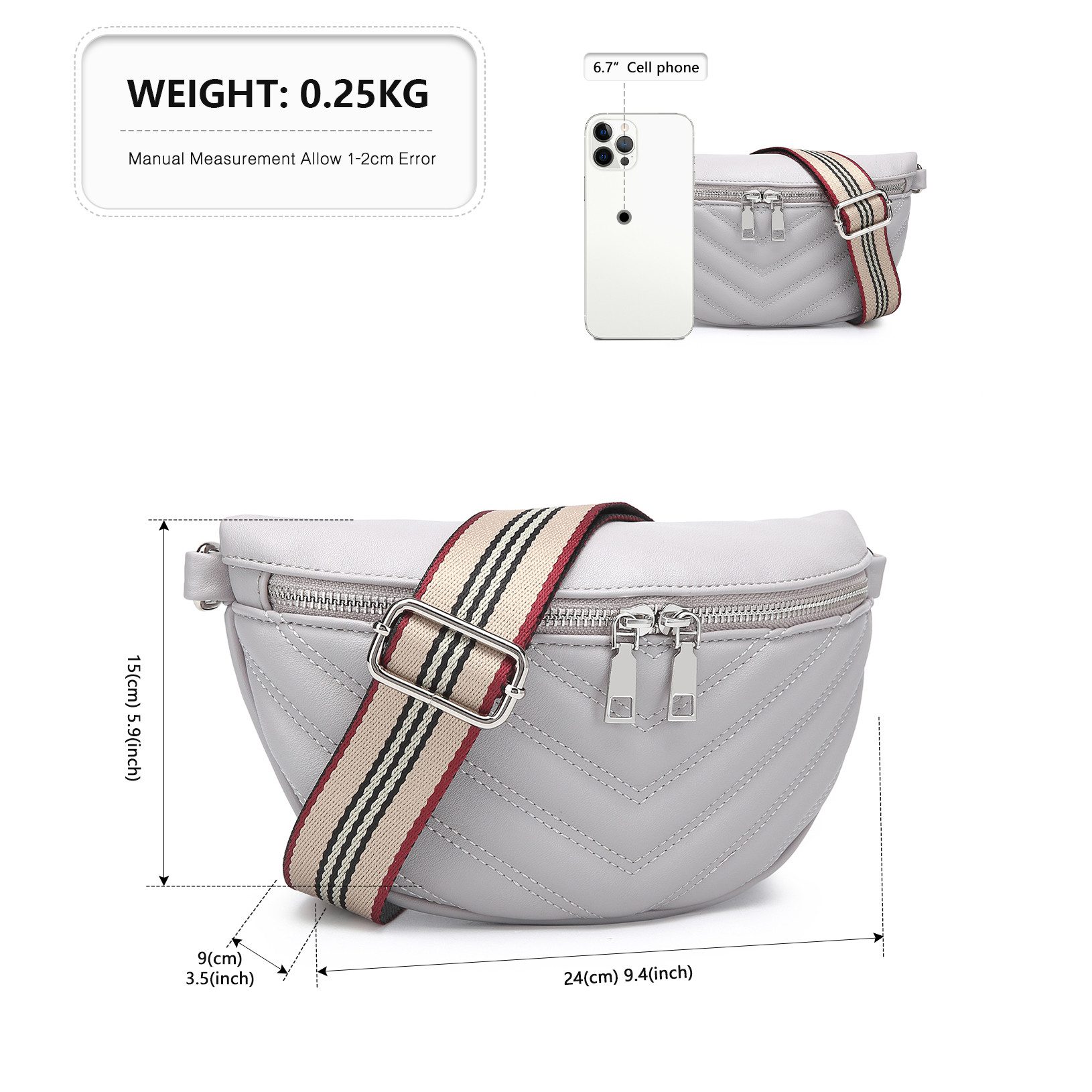 Miss Lulu Bauchtasche Damen Elegante Crossbody günstig online kaufen