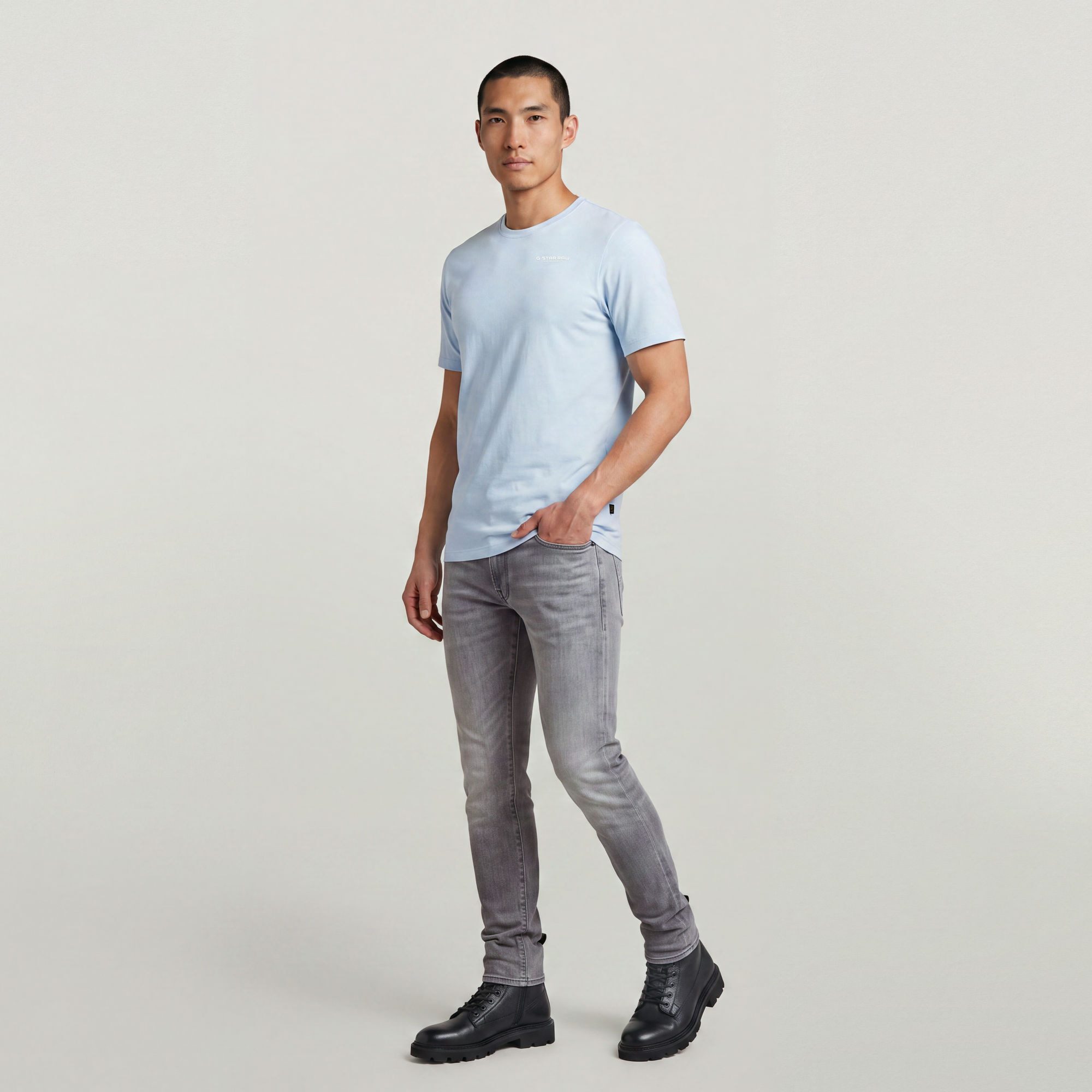 G-STAR T-Shirt Slim Base T-Shirt – Bild 4 von 5