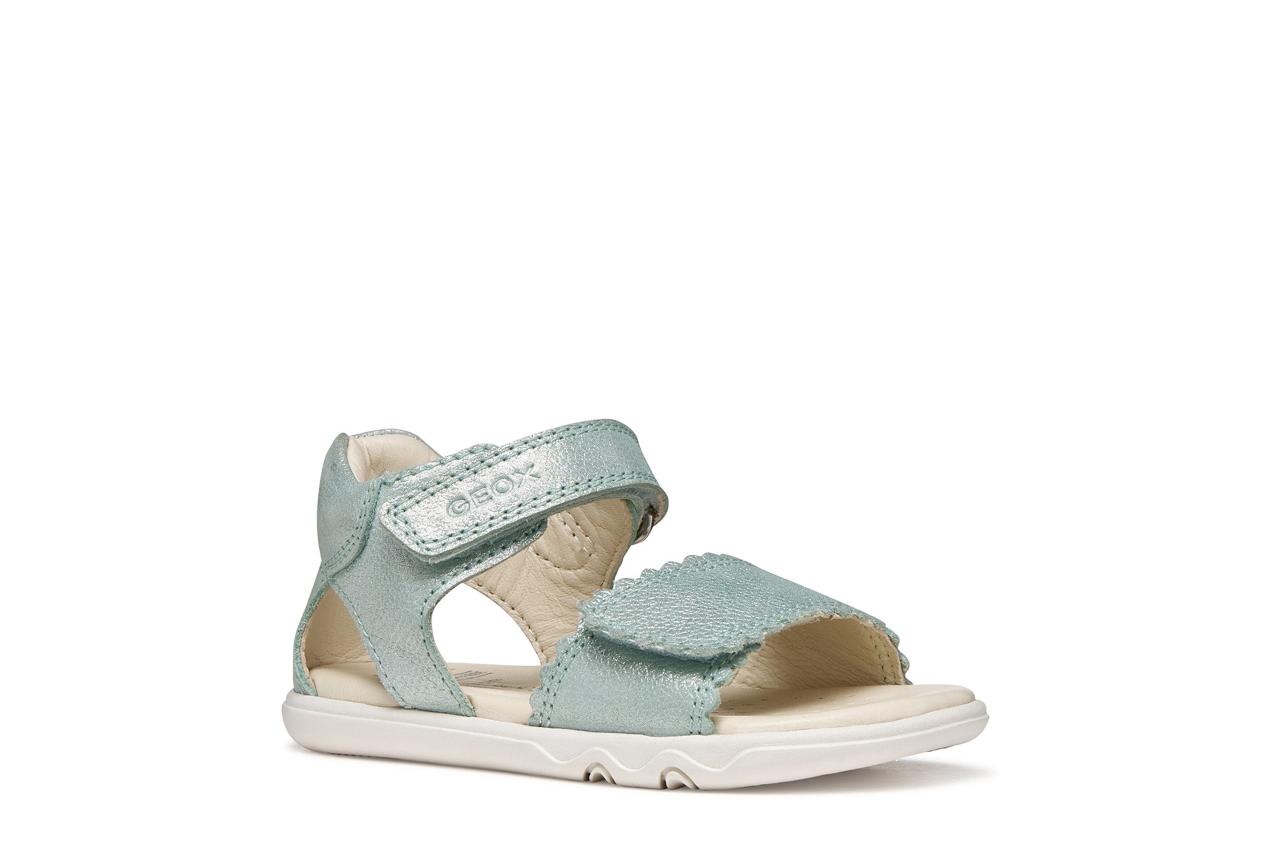 Geox B SANDAL STEPPIEUP G Lauflernschuh Babyschuh mit Klettverschluss, Größenschablone zum Download