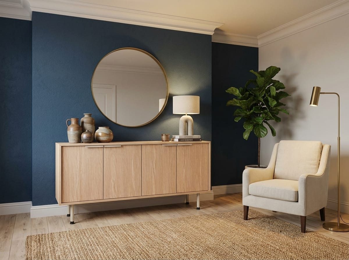 JVmoebel Sideboard Büro Möbel Sideboard Kommode Holz Design Stauraum modern, Made in Europa