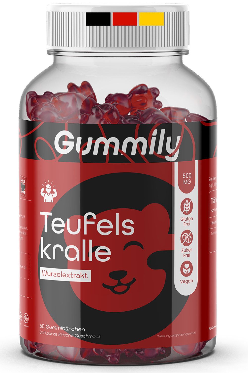 Gummily® Teufelskralle Gummibärchen Grapple plant (Afrikanische Teufelskralle) Gummibärchen, 180 g