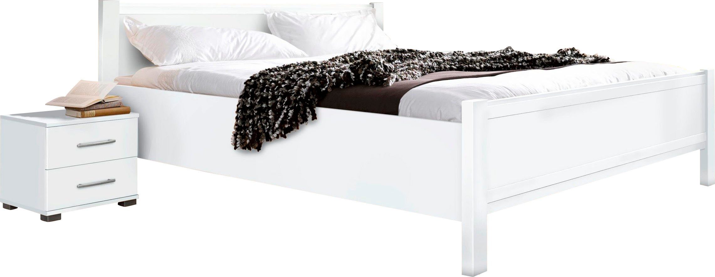 priess Bett Husum Schlafzimmer Jugendzimmer Rahmenbett, mit Komforthöhe verschiedene Ausführungen hochwertige Premium Qualität
