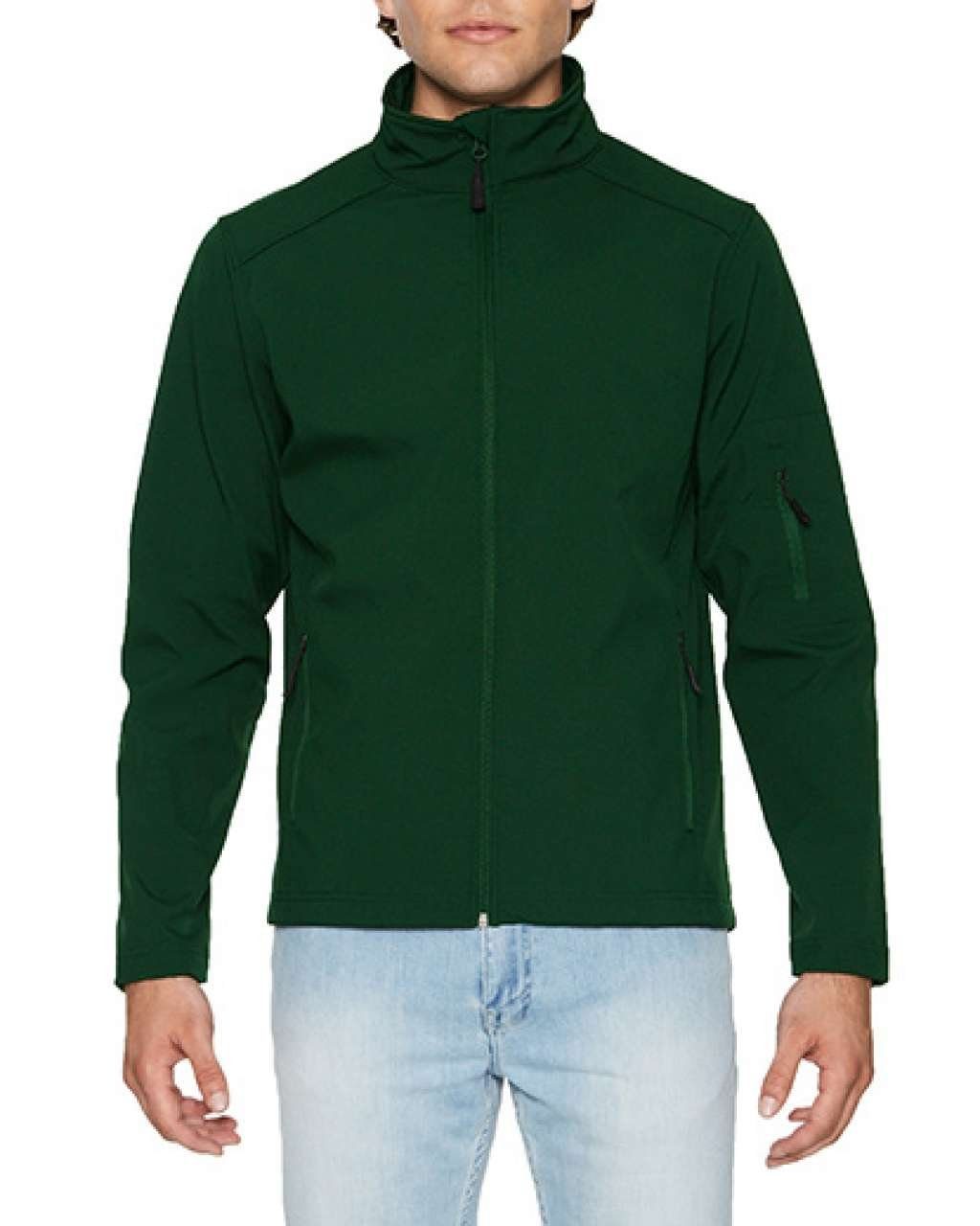 Herren Winterjacke Softshell Schwarz - Arbeitsjacke Mit Vielen Taschen